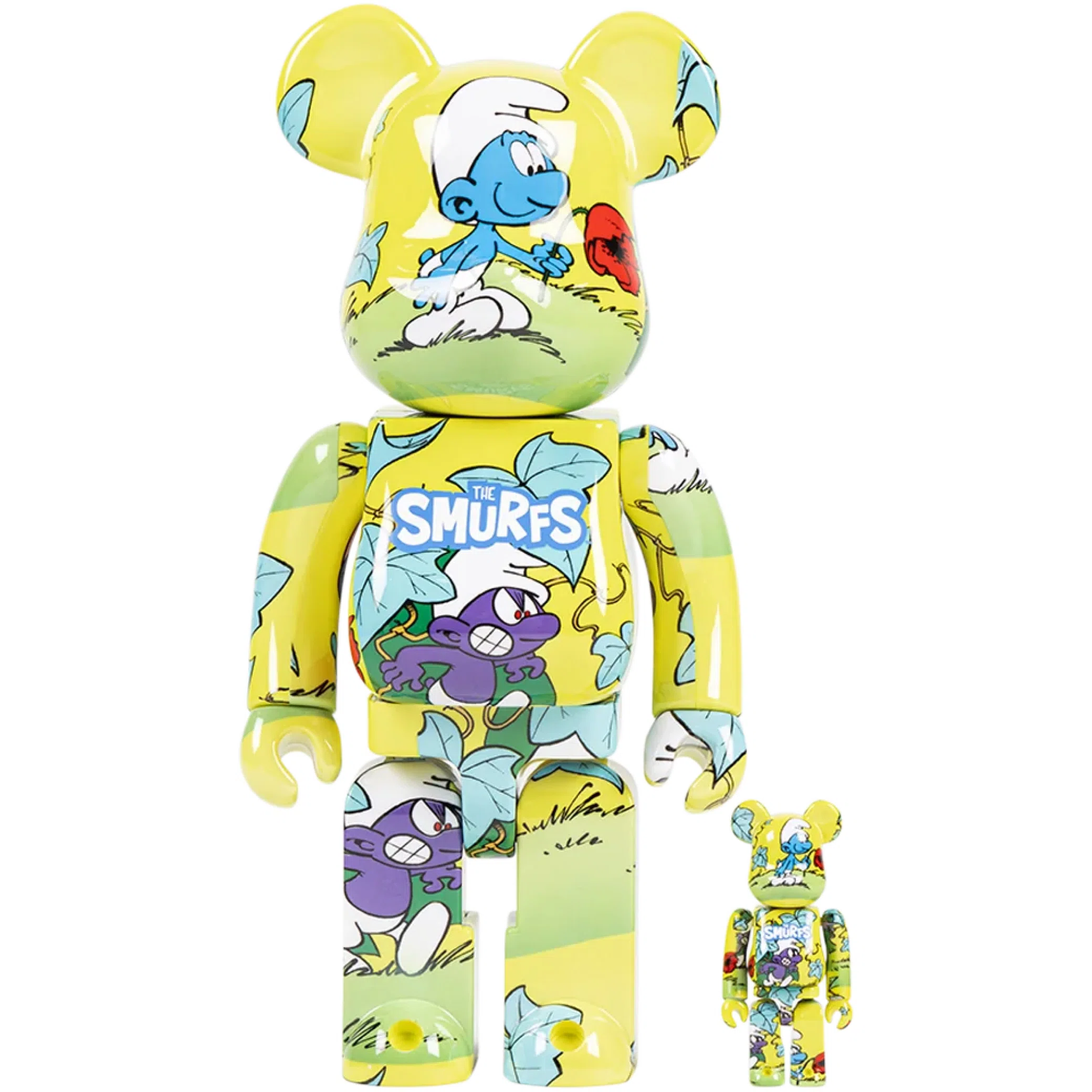  Medicom Toy Bearbrick x The Smurfs (The Purple Smurfs) "100% & 400% Set" | Farsel