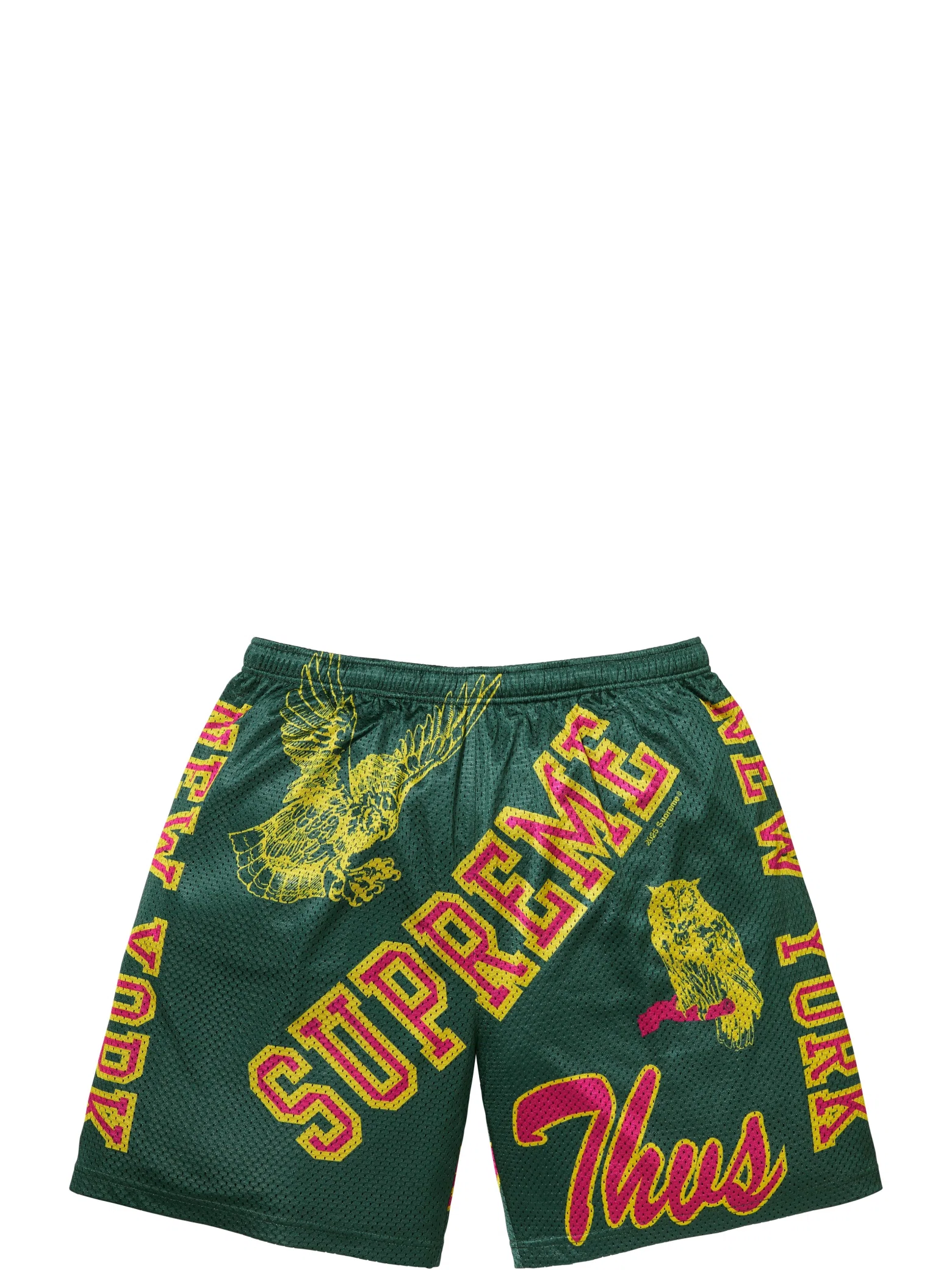 Шорты Supreme SS25 Varsity Mesh Short "Dark Green" | Farsel