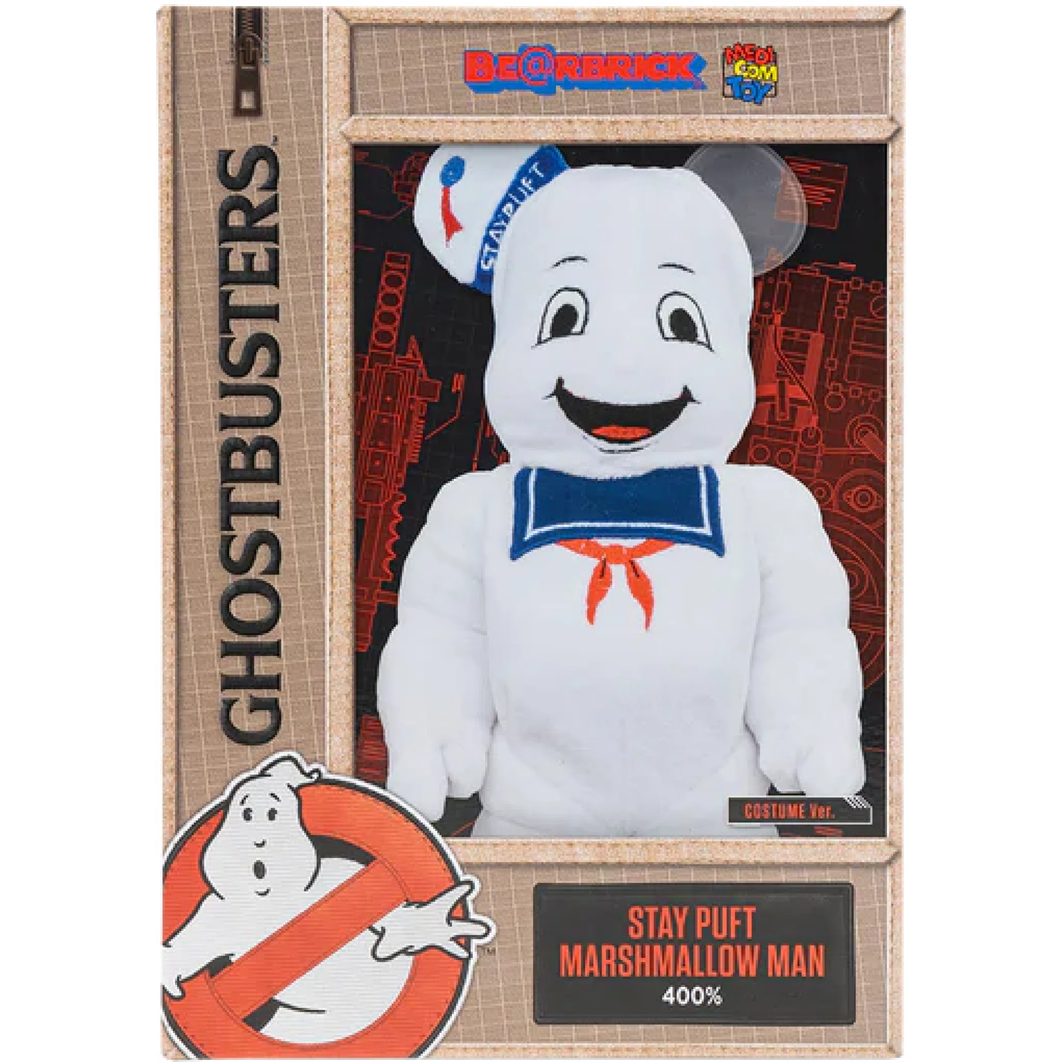  Medicom Toy Bearbrick x Ghostbusters "Stay Puft Marshmallow Man Costume" 400% | Farsel