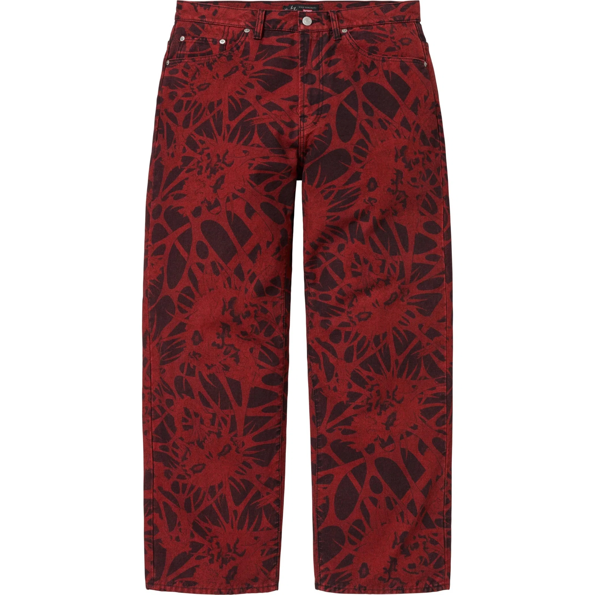  Supreme FW25 Y’s Baggy Jean by Yohji Yamamoto "Overdyed Red" | Farsel