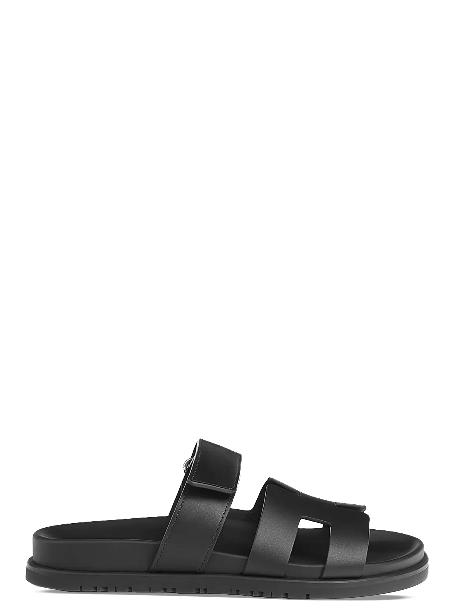 Сланцы Hermes Chypre Sandal Calfskin Leather WMNS "Noir" | Farsel
