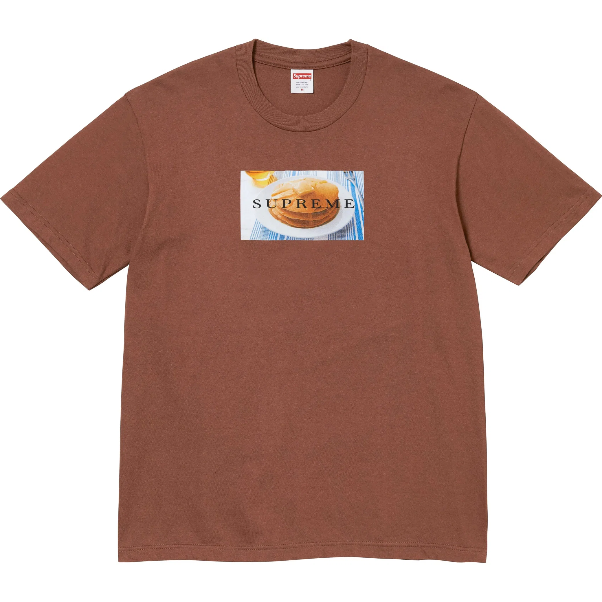 Футболки Supreme SS25 Pancakes Tee "Brown" | Farsel
