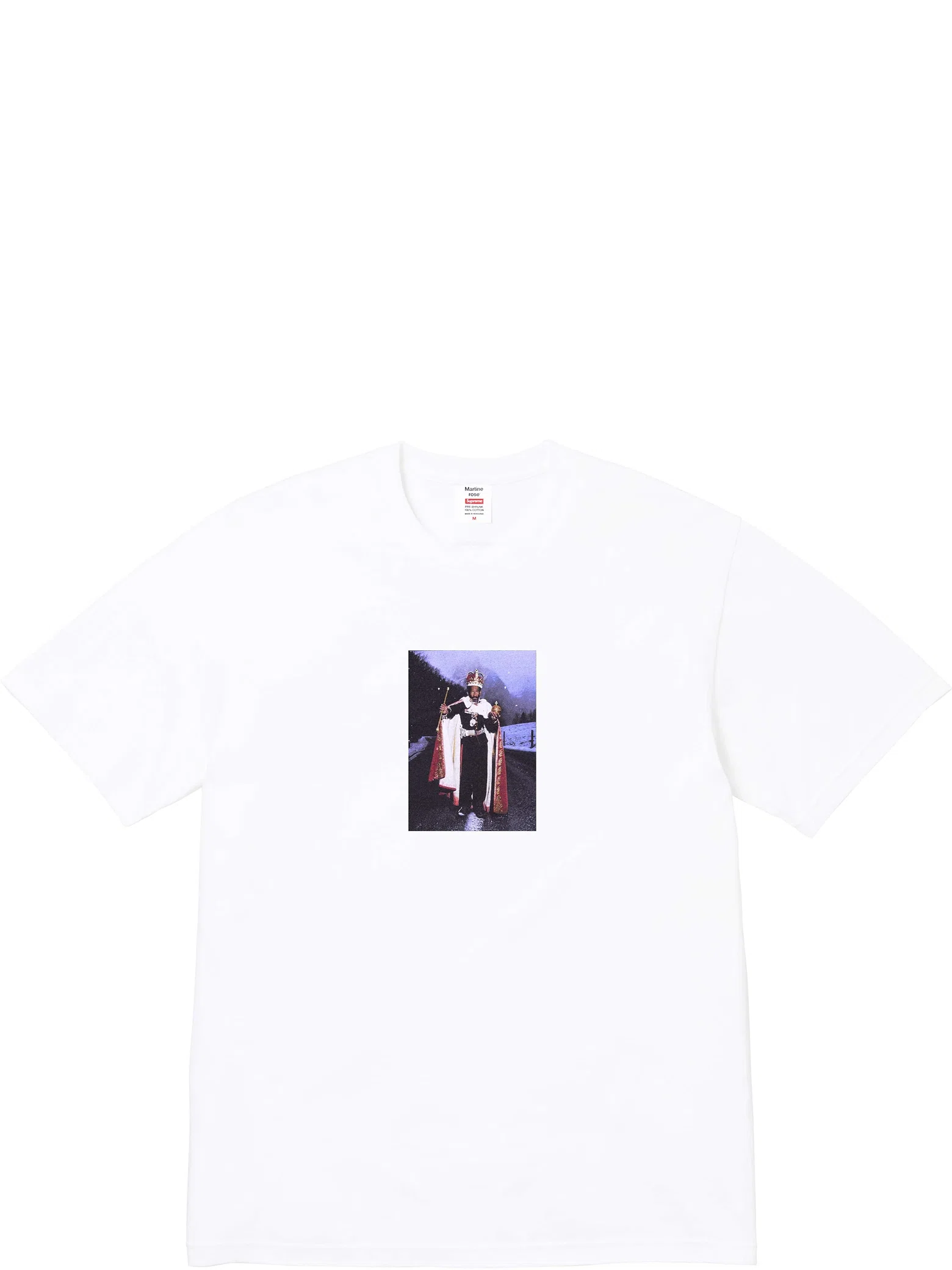 Футболки Supreme FW24 Martine Rose Lee Scratch Perry Tee "White" | Farsel