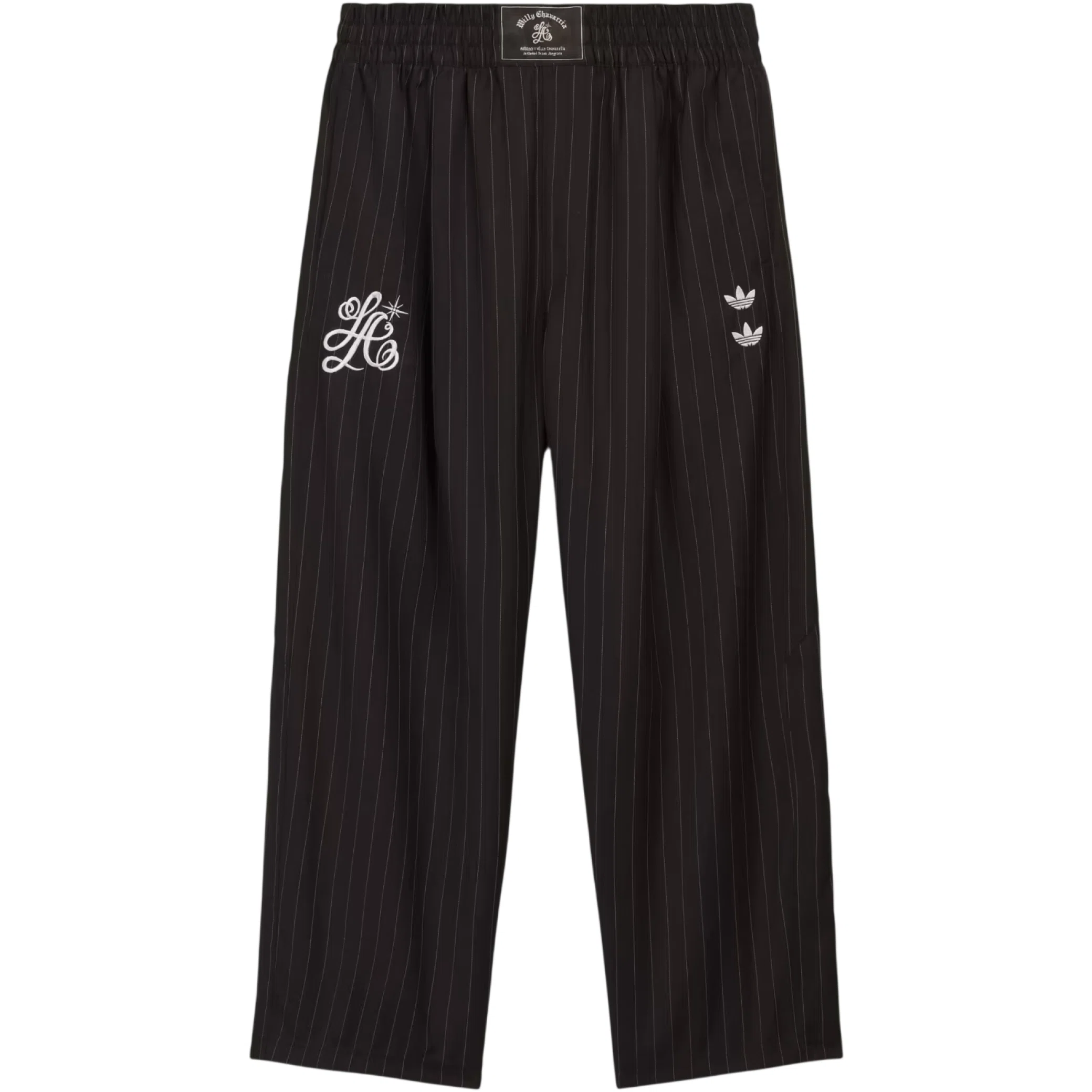 Штаны Adidas Willy Chavarria Pinstripe Track Pant "Black" | Farsel
