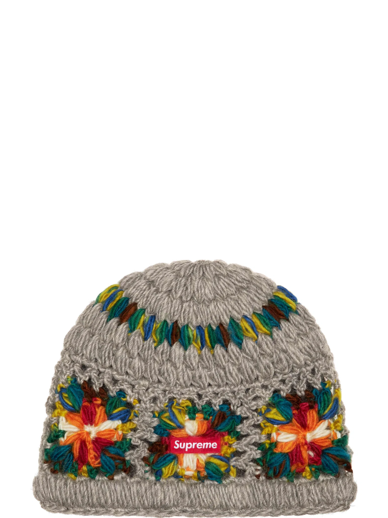 Шапки Supreme SS25 Crochet Beanie "Heather Grey" | Farsel