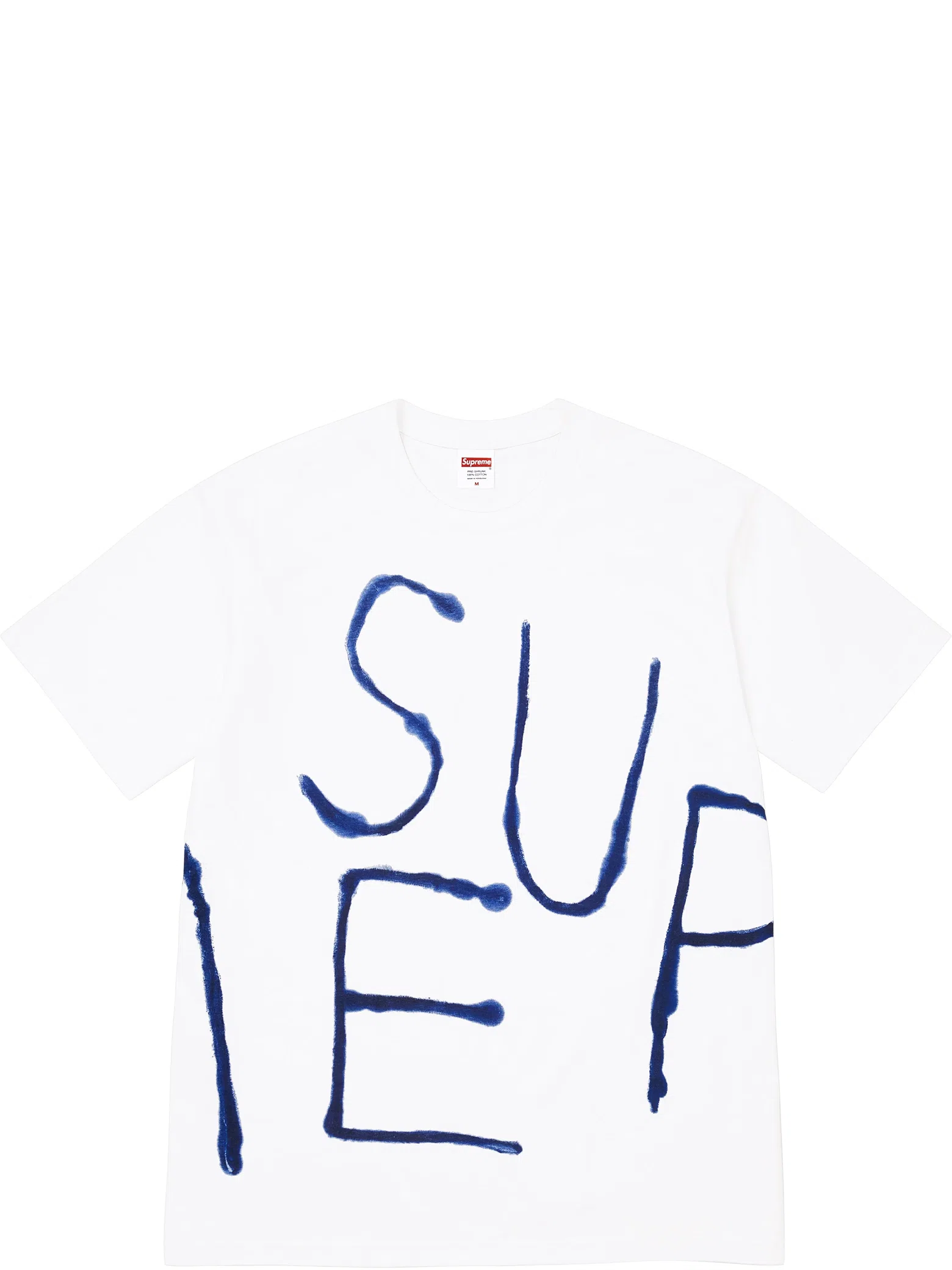 Футболки Supreme SS25 Painted Tee "White" | Farsel