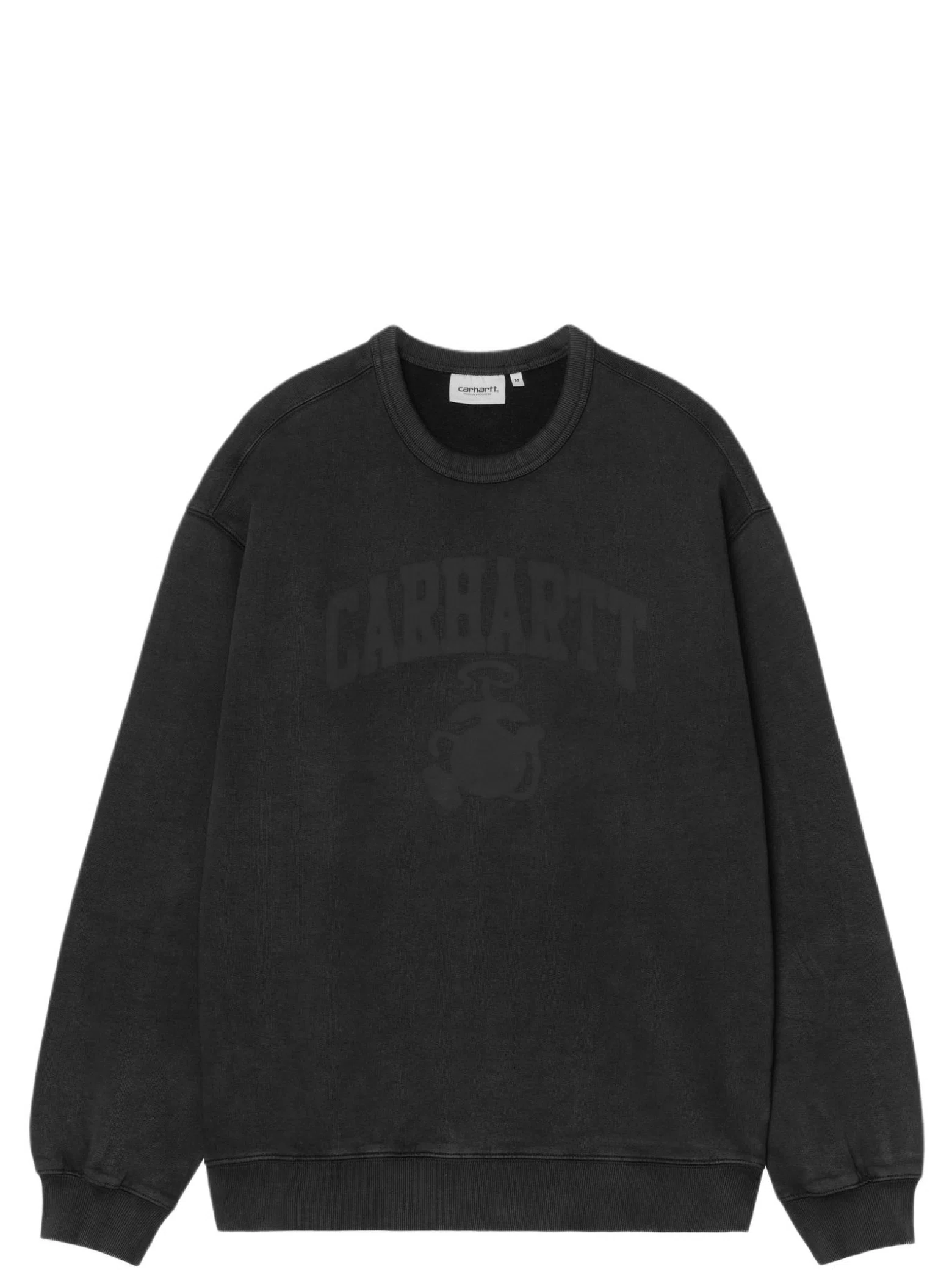 Свитеры Carhartt WIP Faded Pond Corps Sweatshirt Cypress "Black" | Farsel