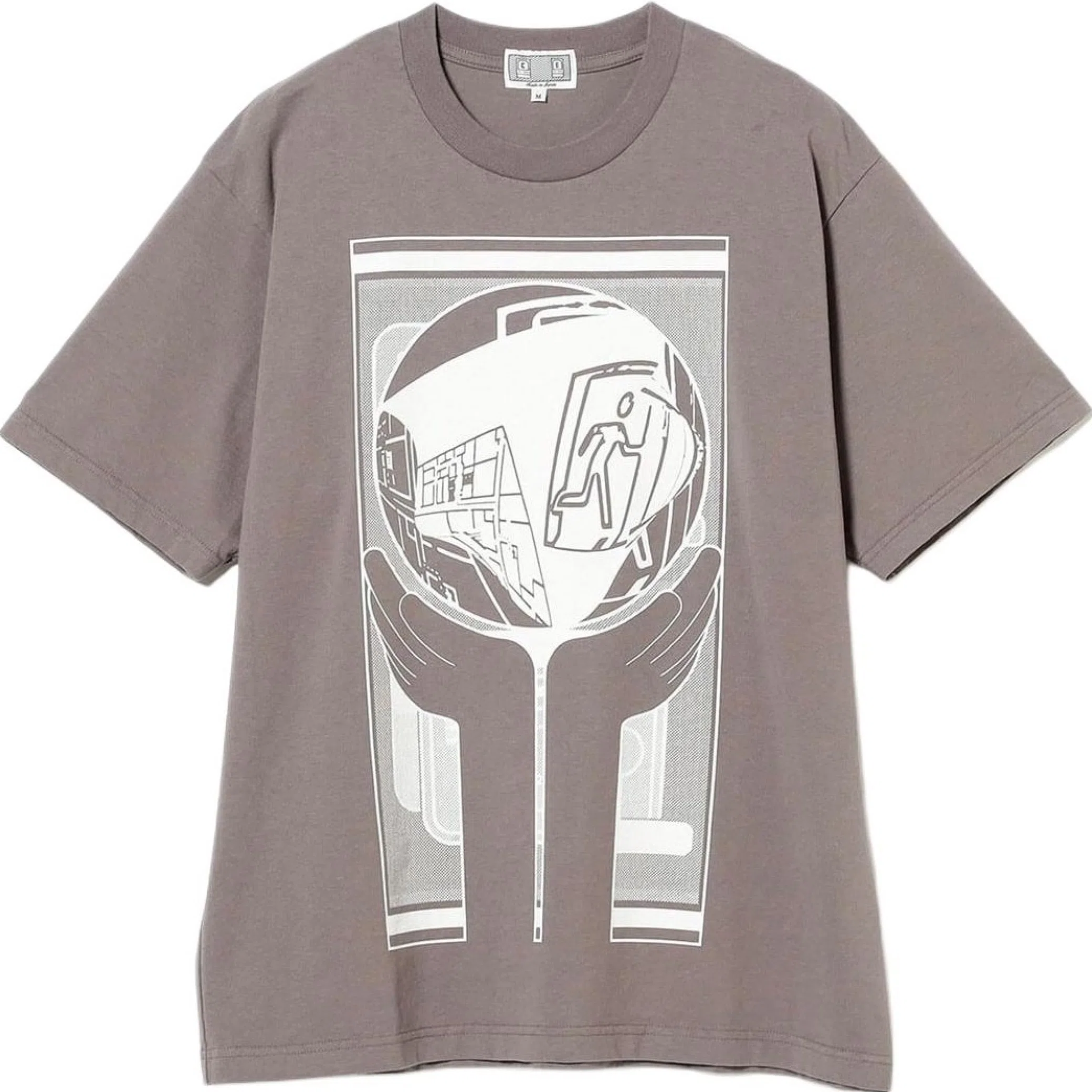 Футболки Cav Empt SS25 Fashion Print Round Neck Short Sleeve T-Shirt "Charcoal" | Farsel