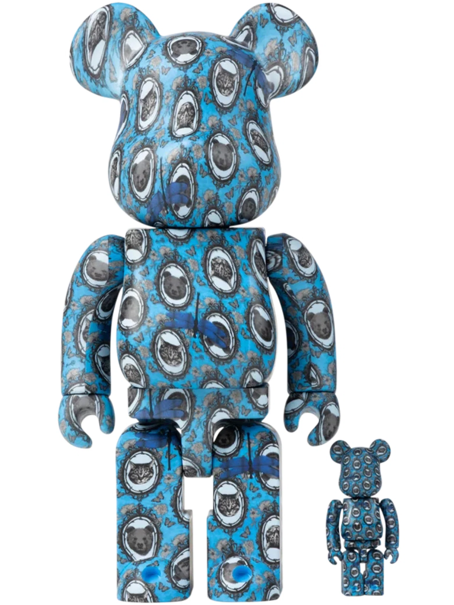 Игрушки Medicom Toy Robe Japonica Mirror Bearbrick "100% and 400%" | Farsel
