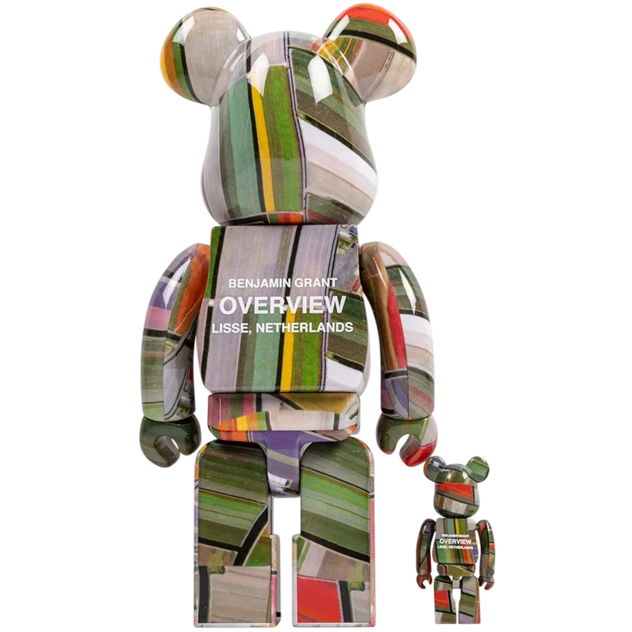 Игрушки Medicom Toy Bearbrick Benjamin Grant (Overview) Lisse "100% & 400% Set" | Farsel