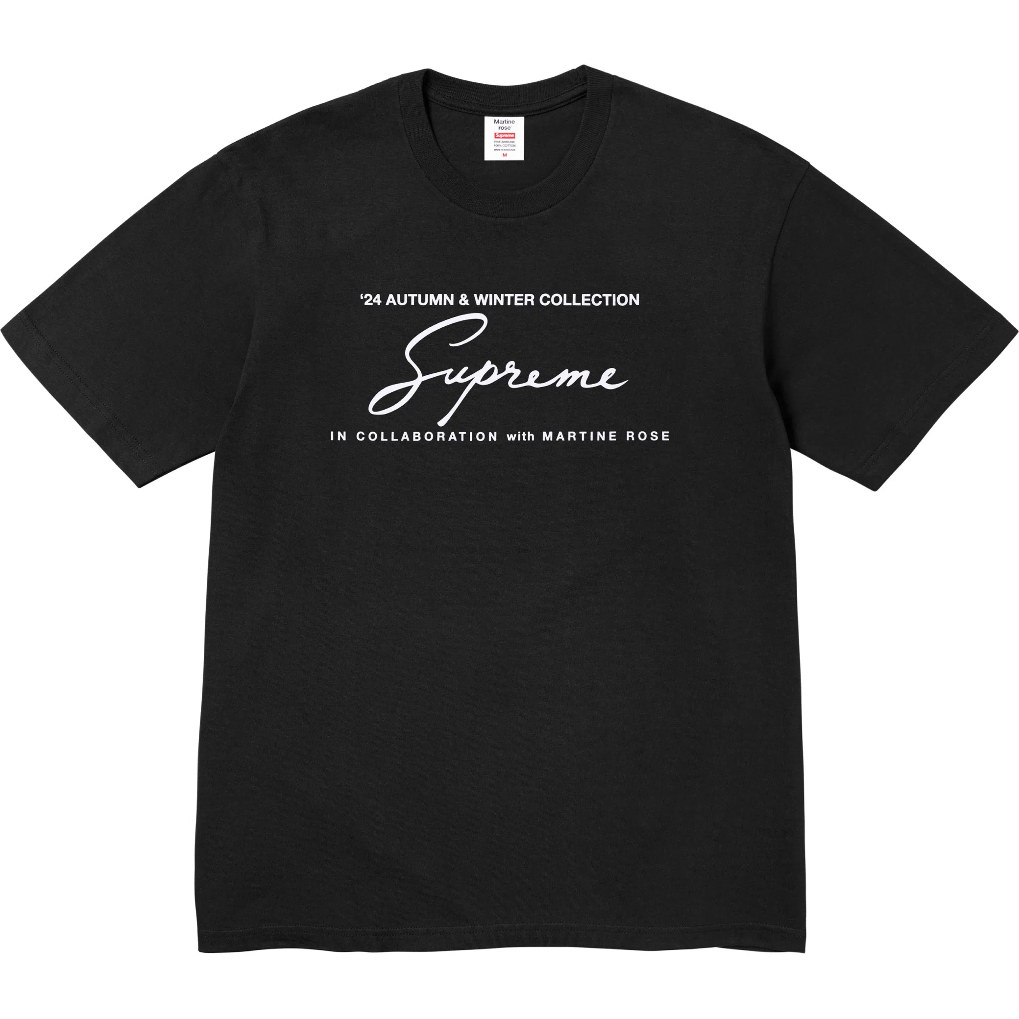  Supreme FW24 Martine Rose Tee "Black" | Farsel