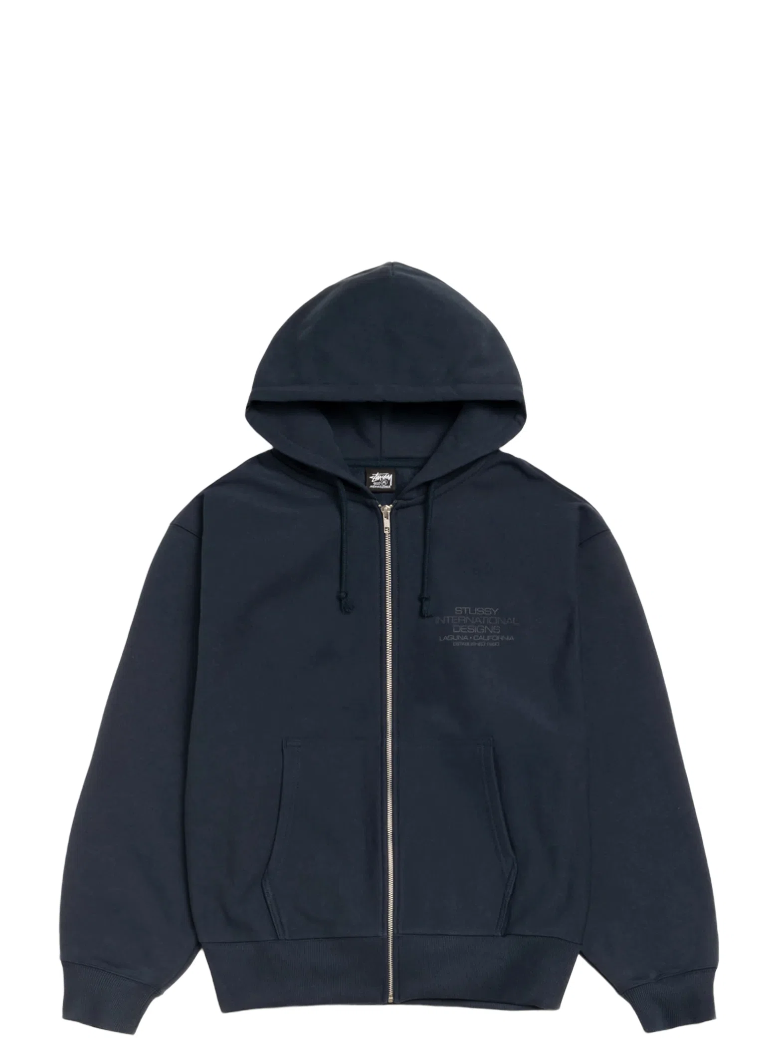Худи Stussy International Designs Zip Hoodie "Navy" | Farsel