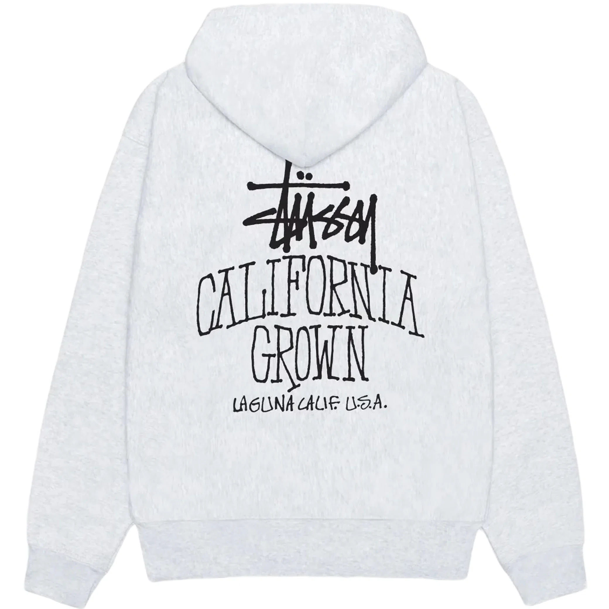 Худи Stussy Cali Grown Zip Hoodie "Ash Heather" | Farsel