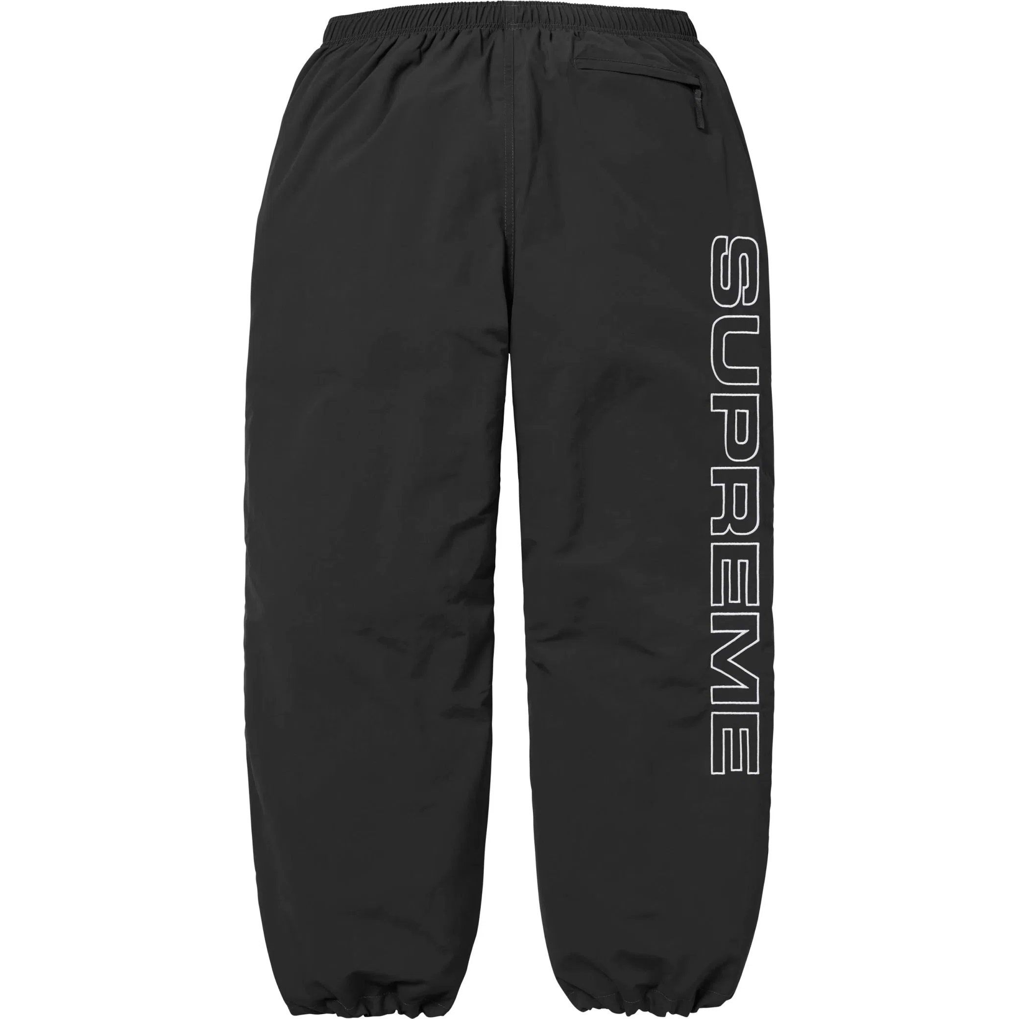 Штаны Supreme FW24 Spellout Embroidered Track Pant "Black" | Farsel