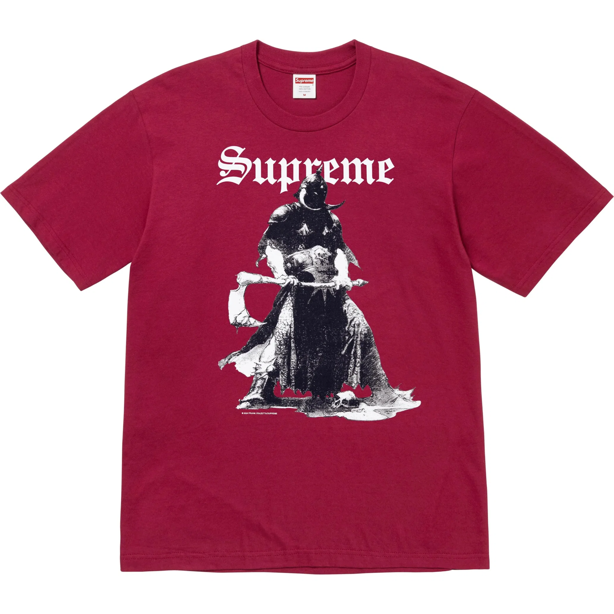 Футболки Supreme FW24 Frank Frazetta Destruction Tee "Cardinal" | Farsel