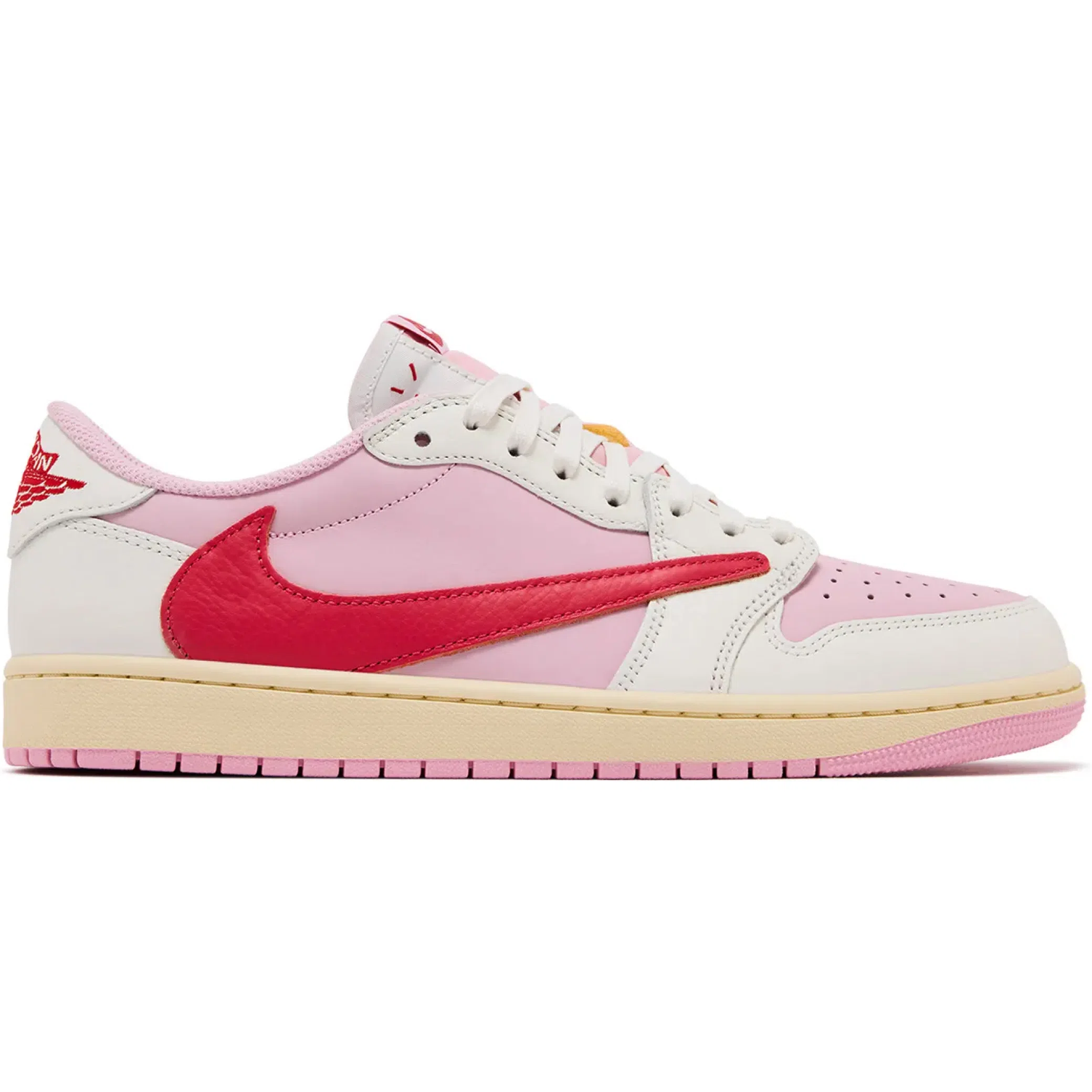 Кроссовки Nike Air Jordan 1 Retro Low OG SP "Travis Scott - Sail Tropical Pink" | Farsel