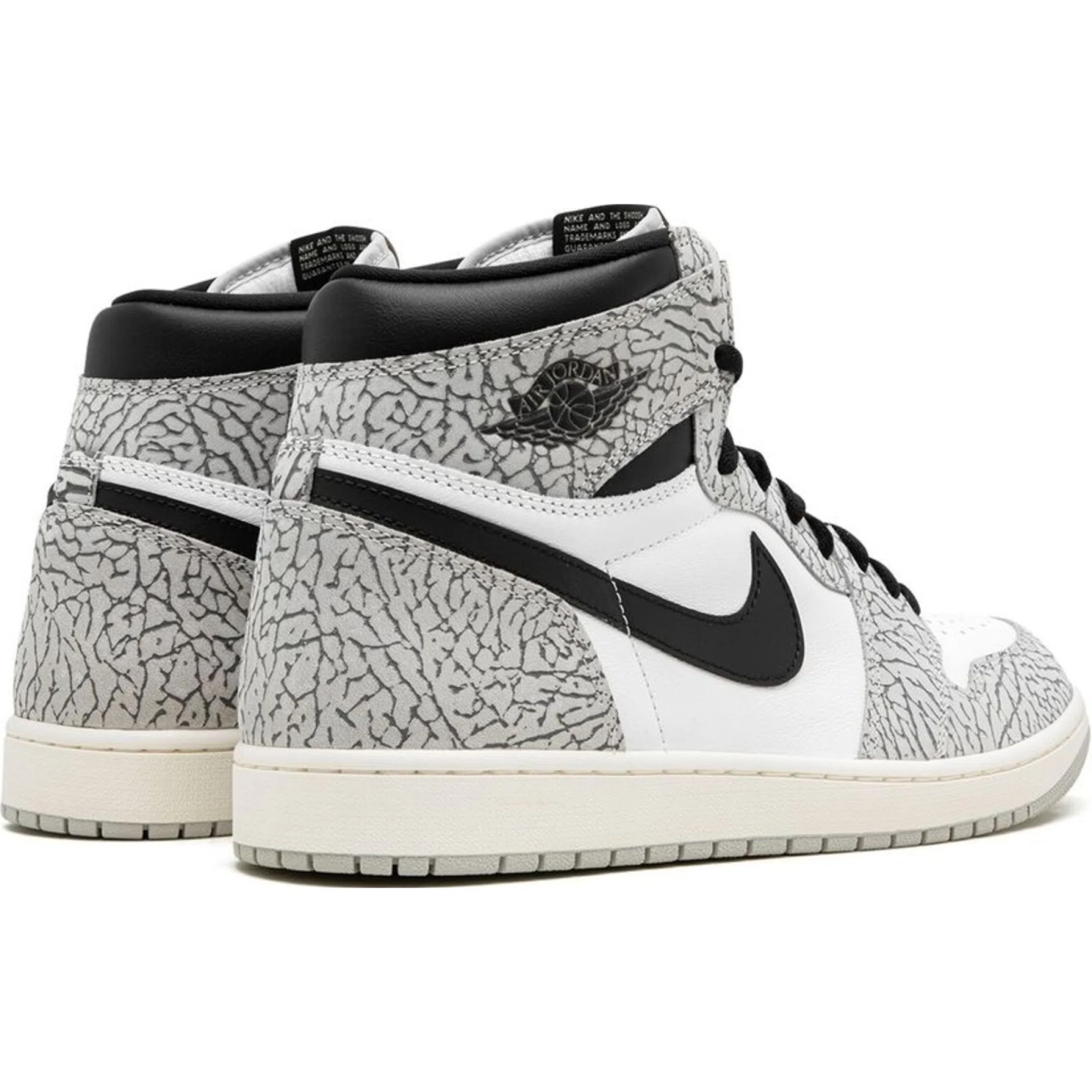 Кроссовки Nike Air Jordan 1 Retro High OG "White Cement" | Farsel