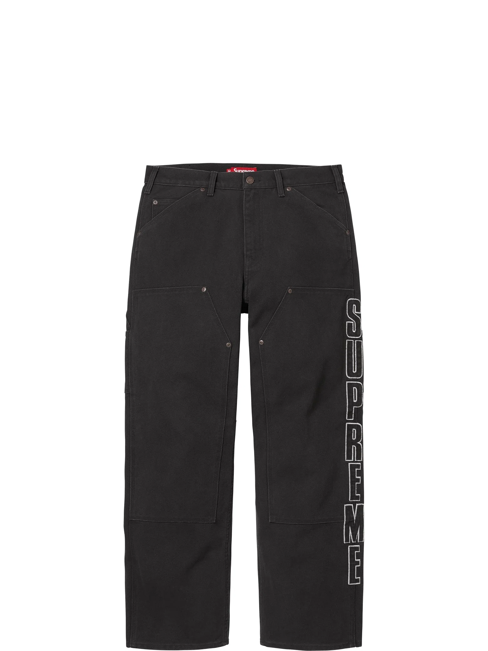 Джинсы Supreme FW25 Reflective Double Knee Pant "Black" | Farsel