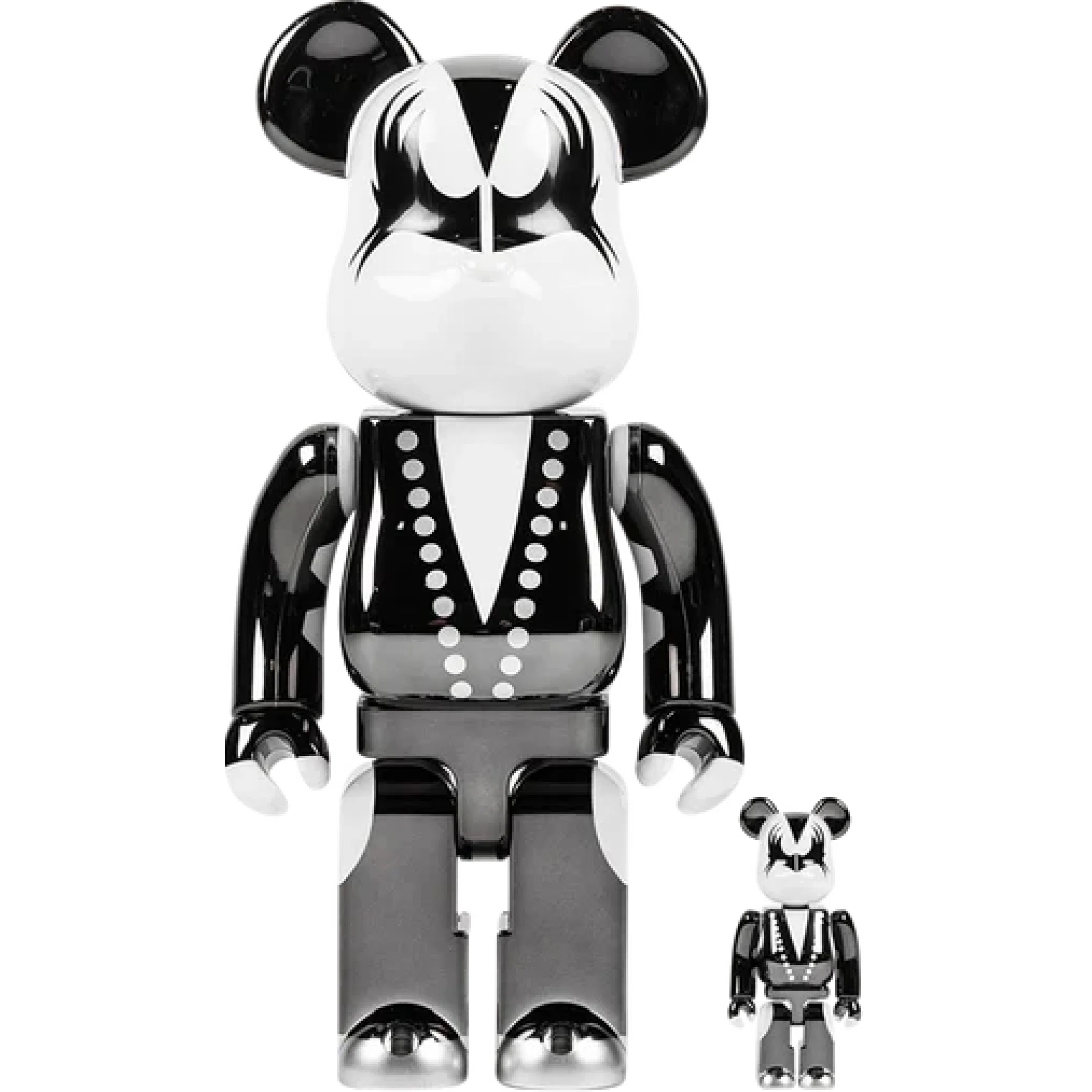 Игрушки Medicom Toy Bearbrick x KISS Demon "100% & 400% Set" | Farsel