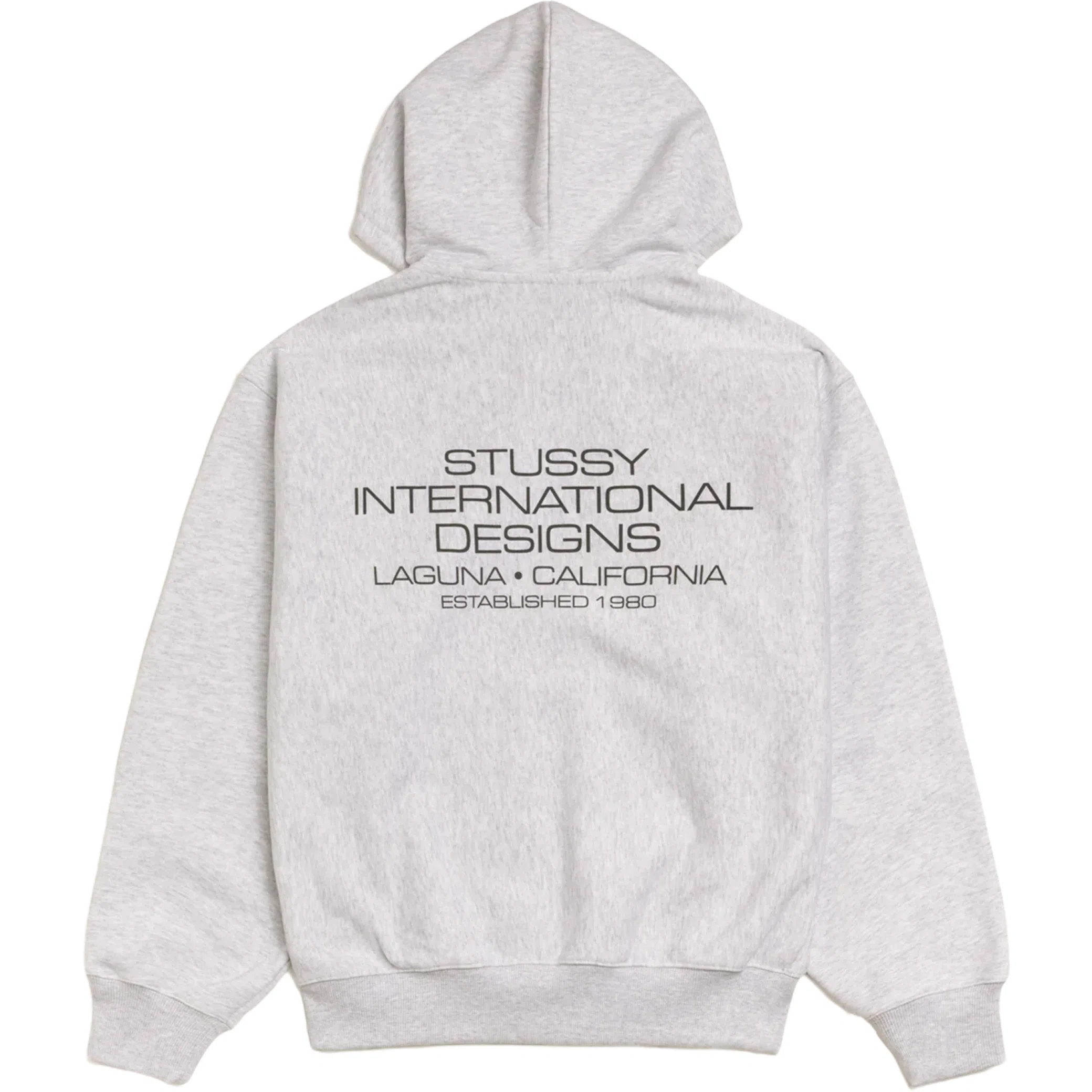 Худи Stussy International Designs Zip Hoodie "Ash Heather" | Farsel