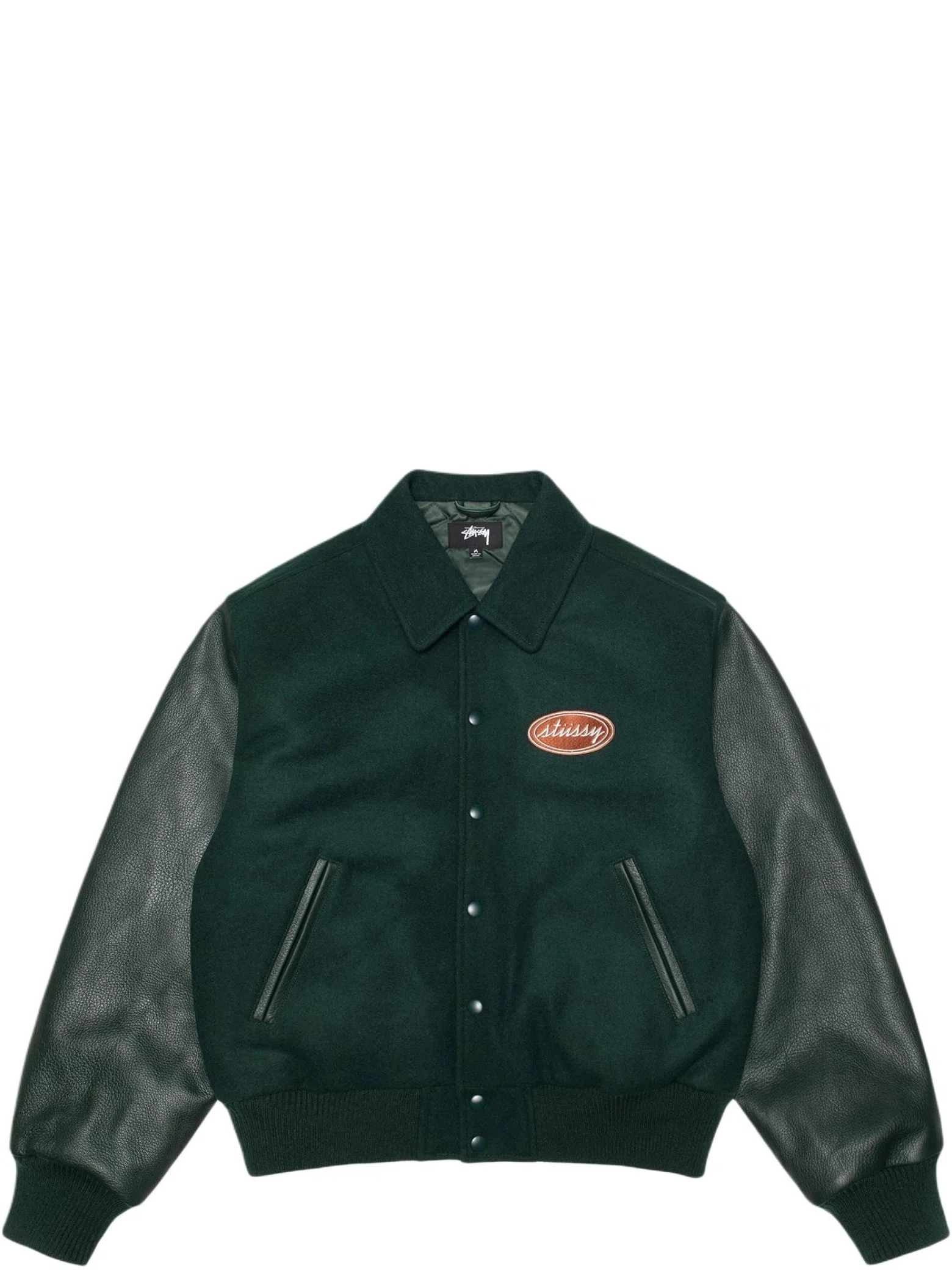 Куртки Stussy Globe Varsity Jacket "Green" | Farsel