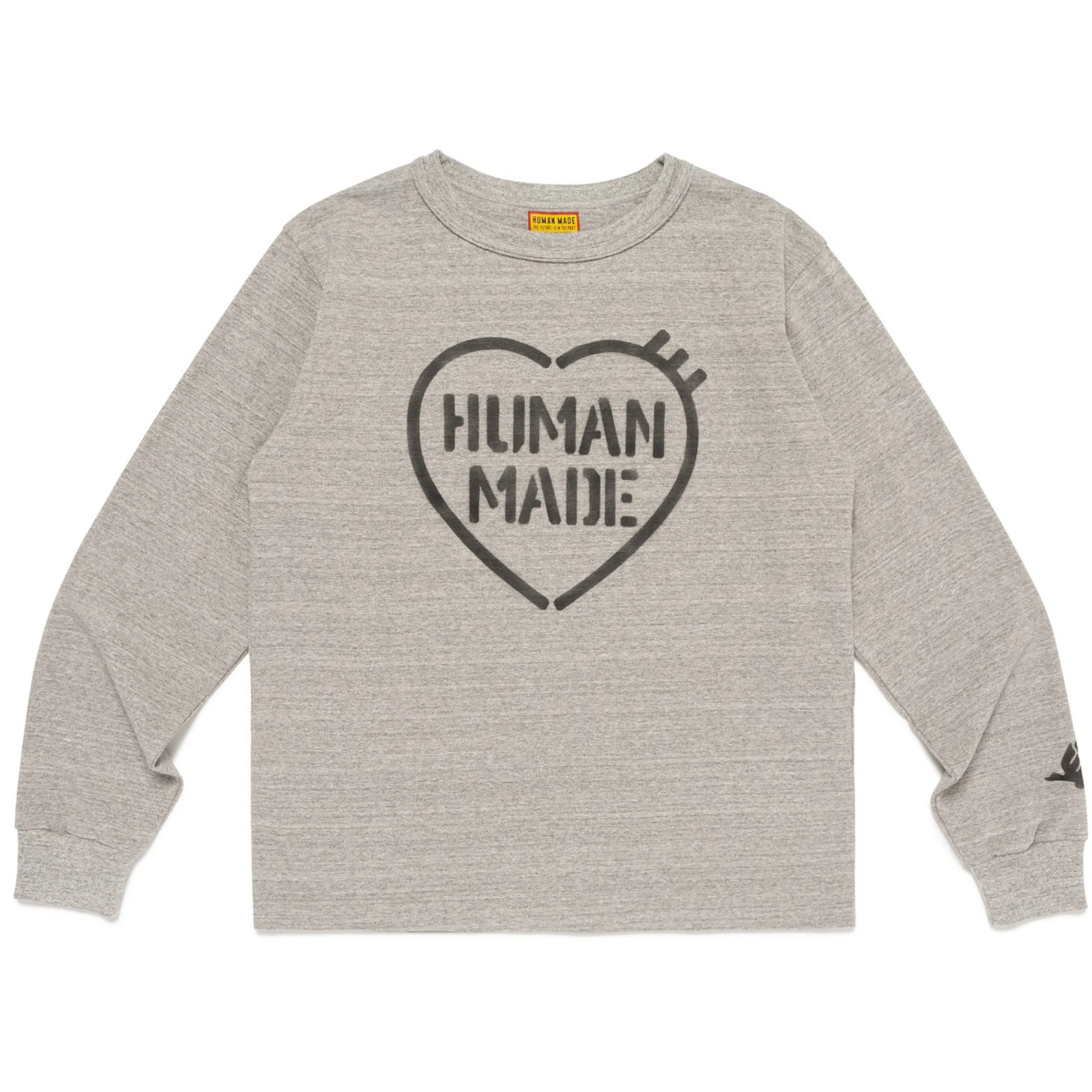 Лонгсливы Human Made Human Made Military L/S T-Shirt "Grey" | Farsel