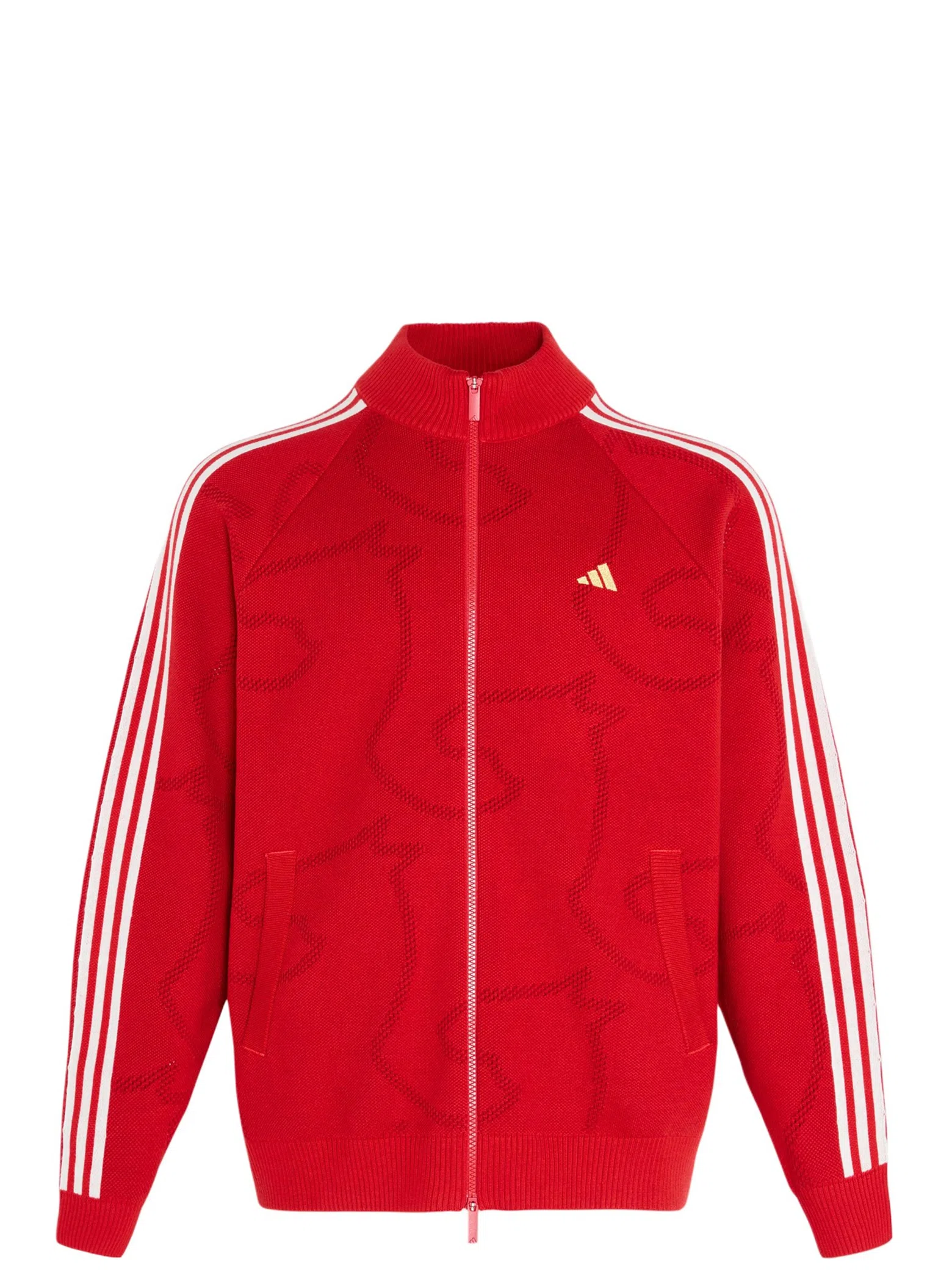 Куртки Adidas CNY 3-Stripes Track Top "Light Scarlet" | Farsel