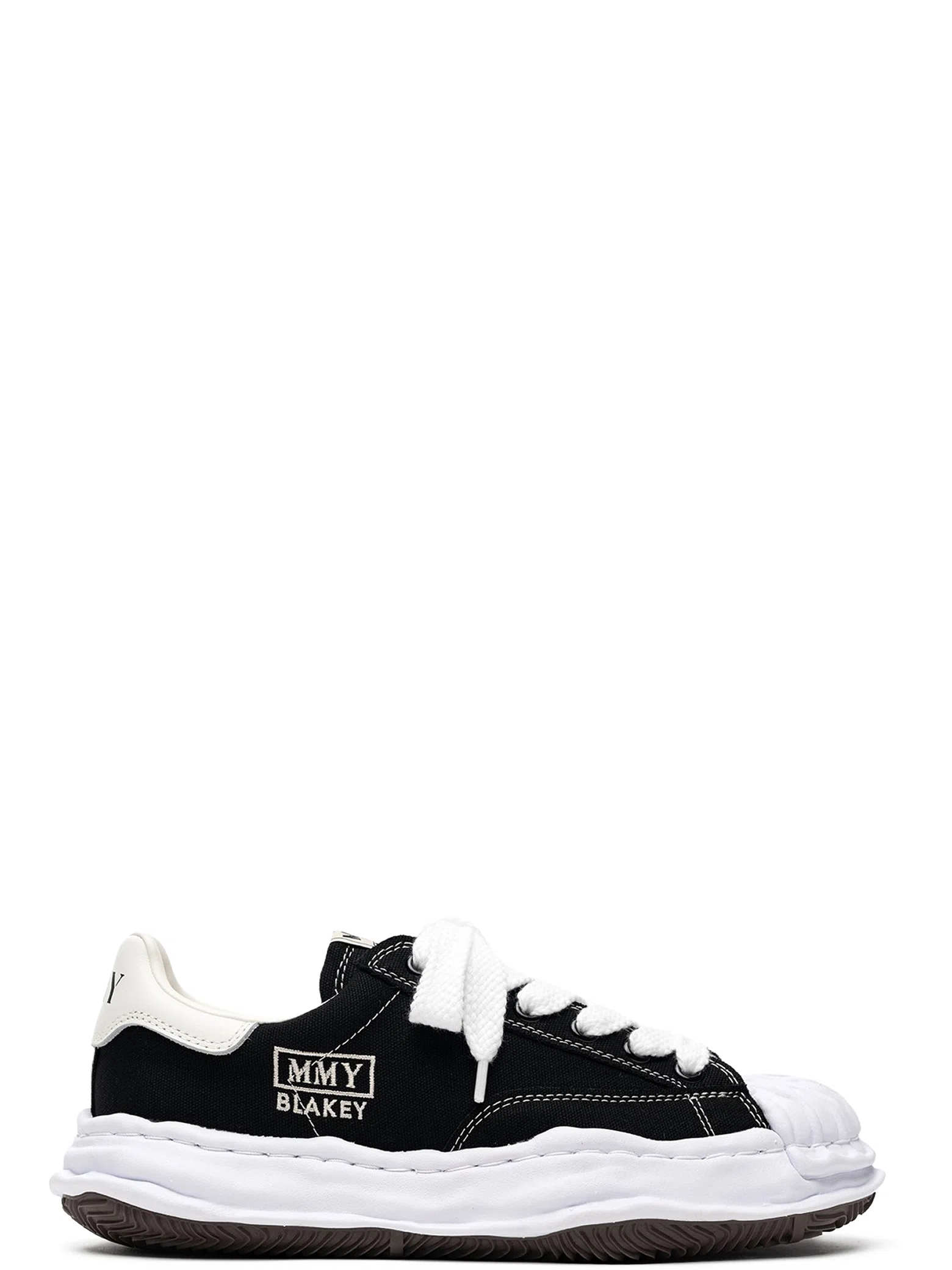 Кеды Maison MIHARA YASUHIRO Yasuhiro Blakey OG Sole Canvas Low "Black" | Farsel
