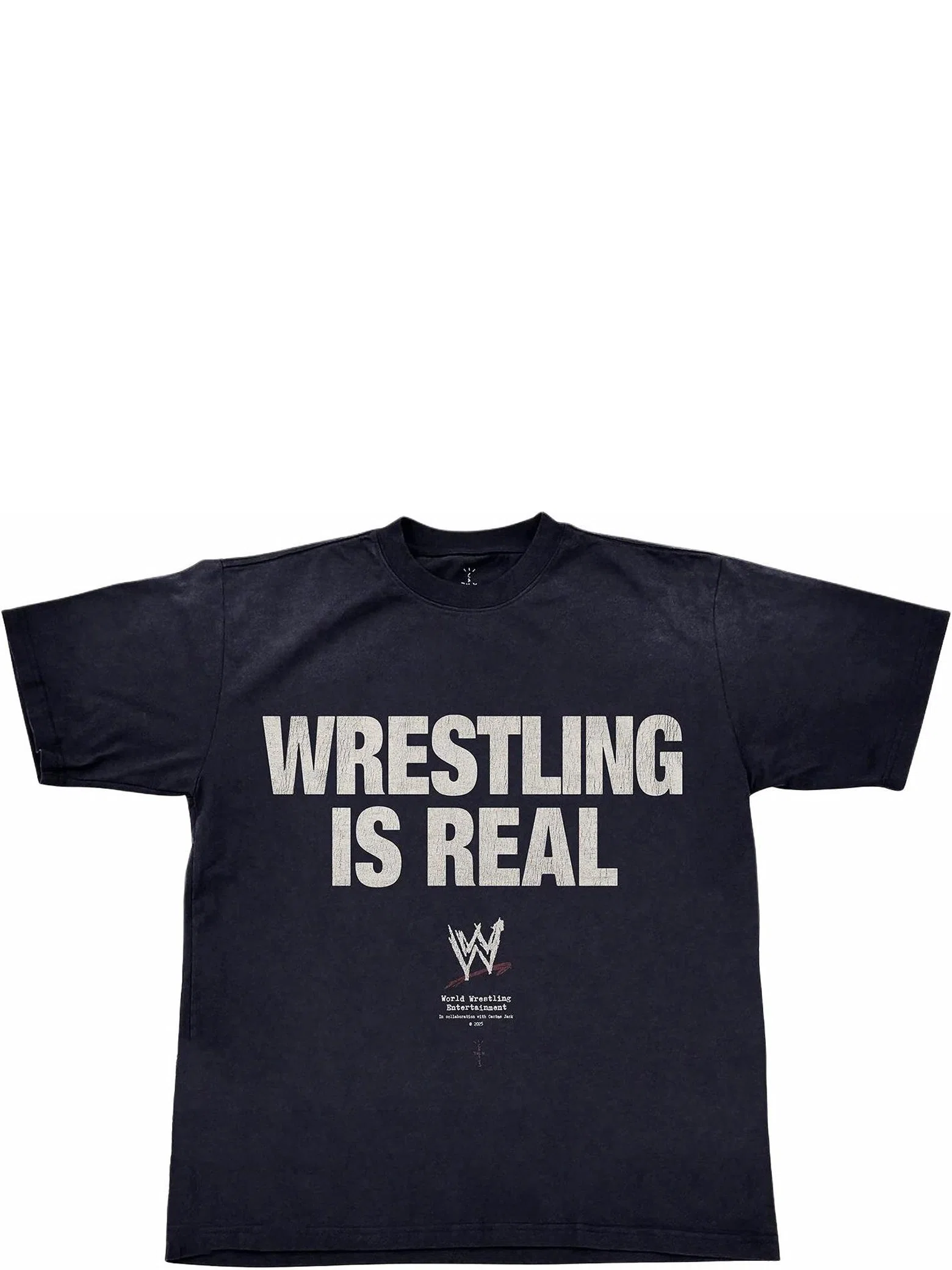 Футболки Travis Scott SS25 Wrestling is Real Real Tee "Black" | Farsel