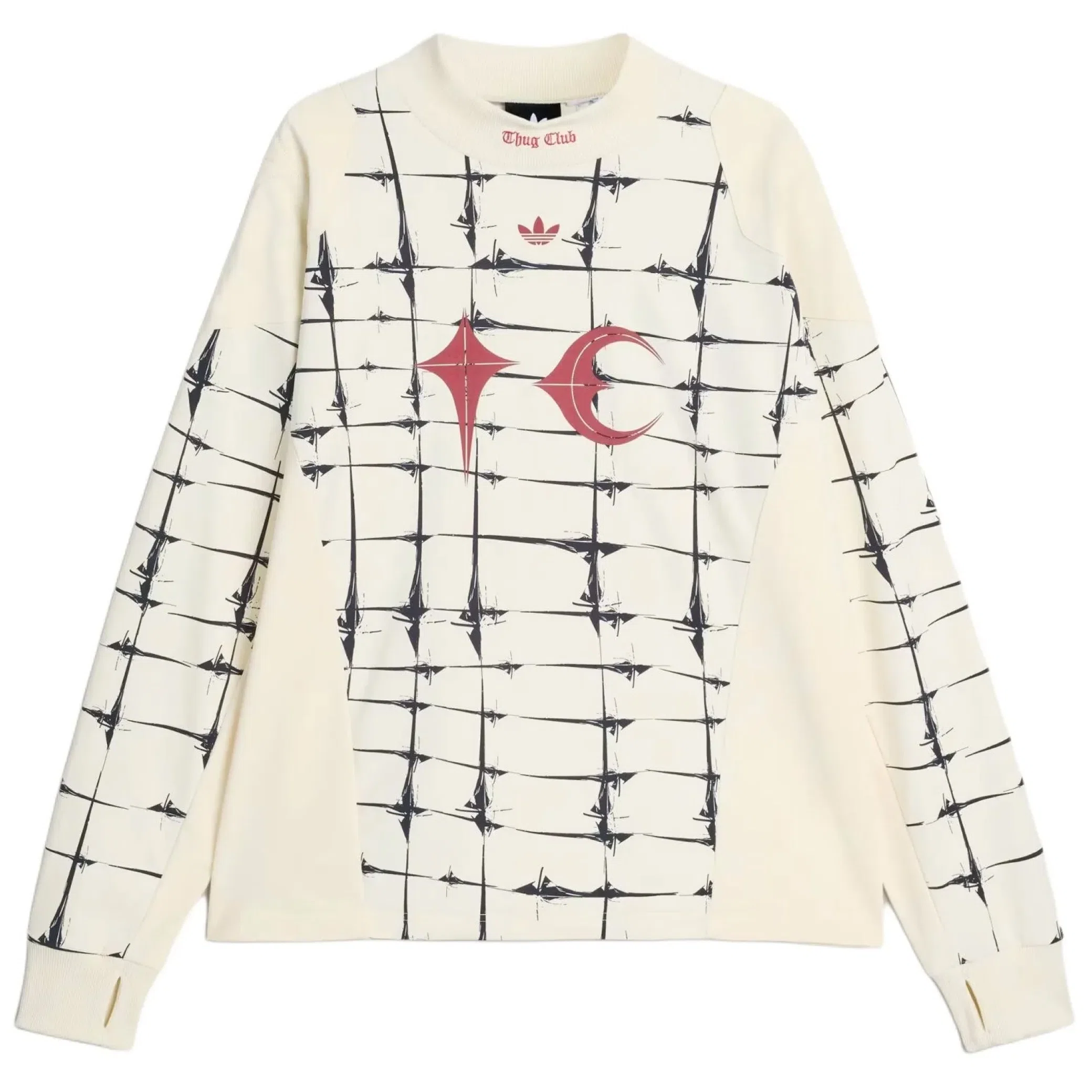 Лонгсливы Adidas Thug Club Goalie x T-Shirt Long Sleeve "Cream White" | Farsel