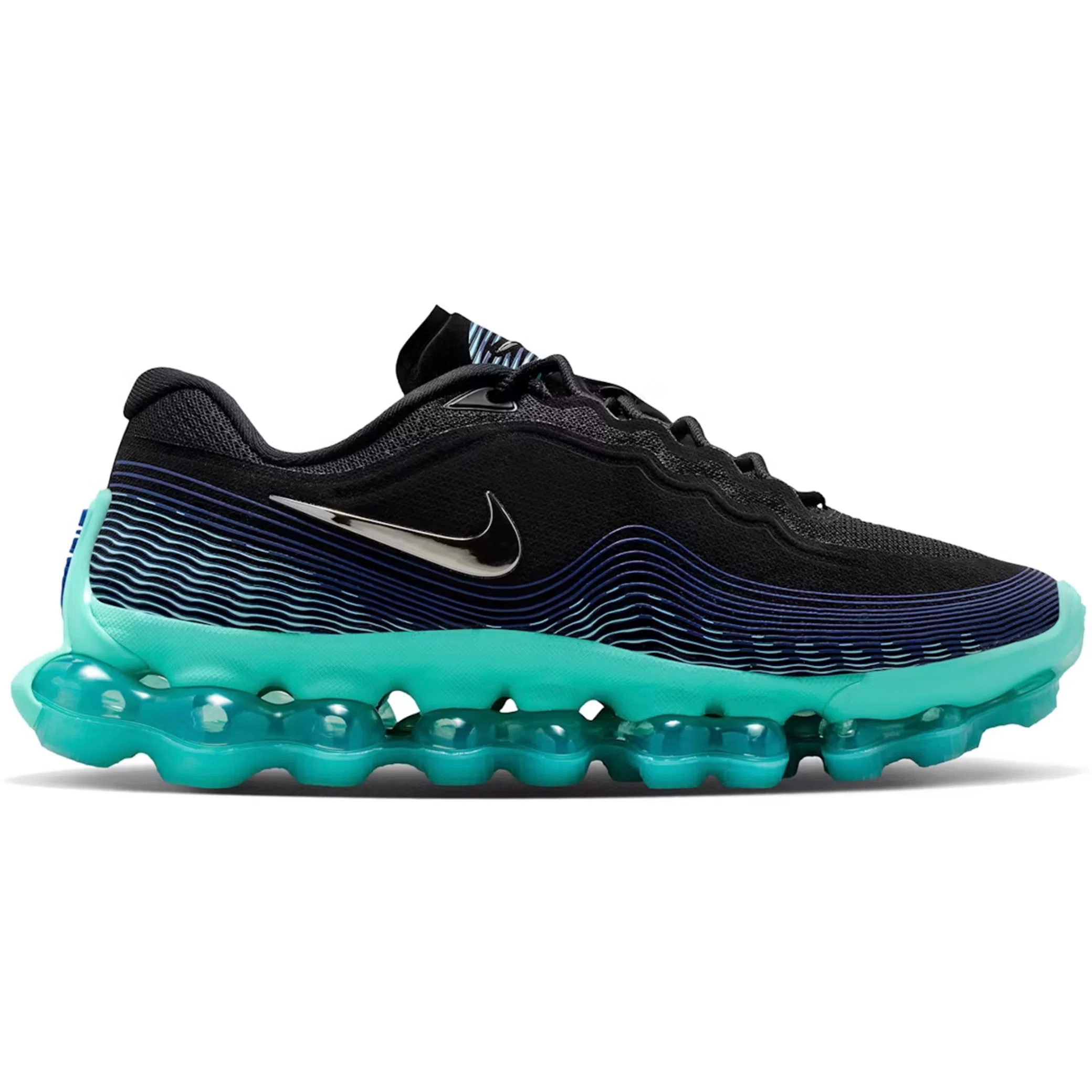 Кроссовки Nike Air Liquid Max "Black Radiant Blue Aurora Green" | Farsel
