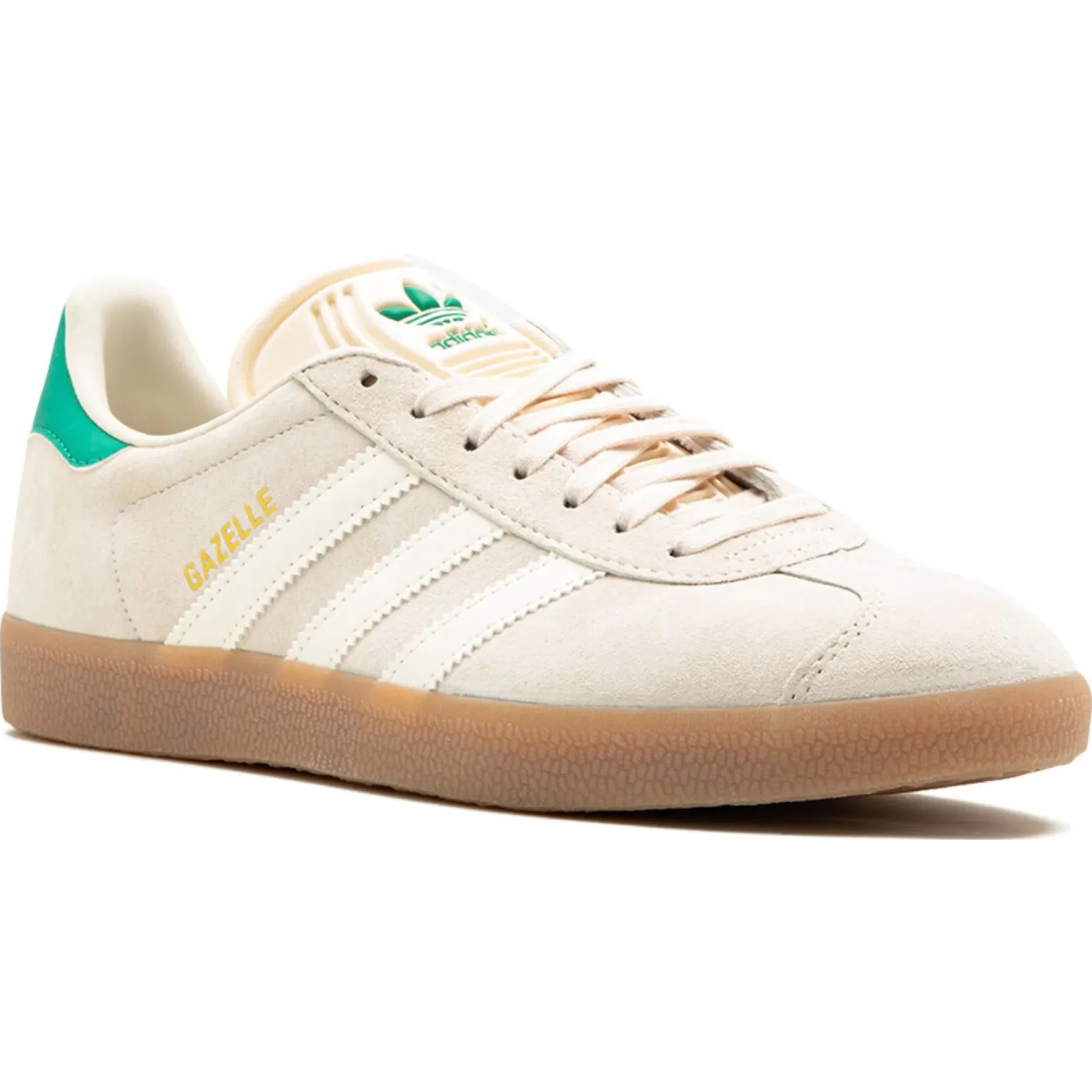  Adidas GAZELLE WMNS "Wonder White / Green" | Farsel