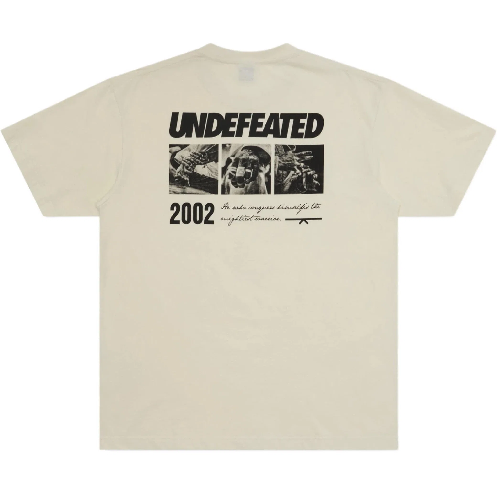 Футболки Undefeated SS26 T-Shirts Crew Neck Straight Fit "Ecru" | Farsel