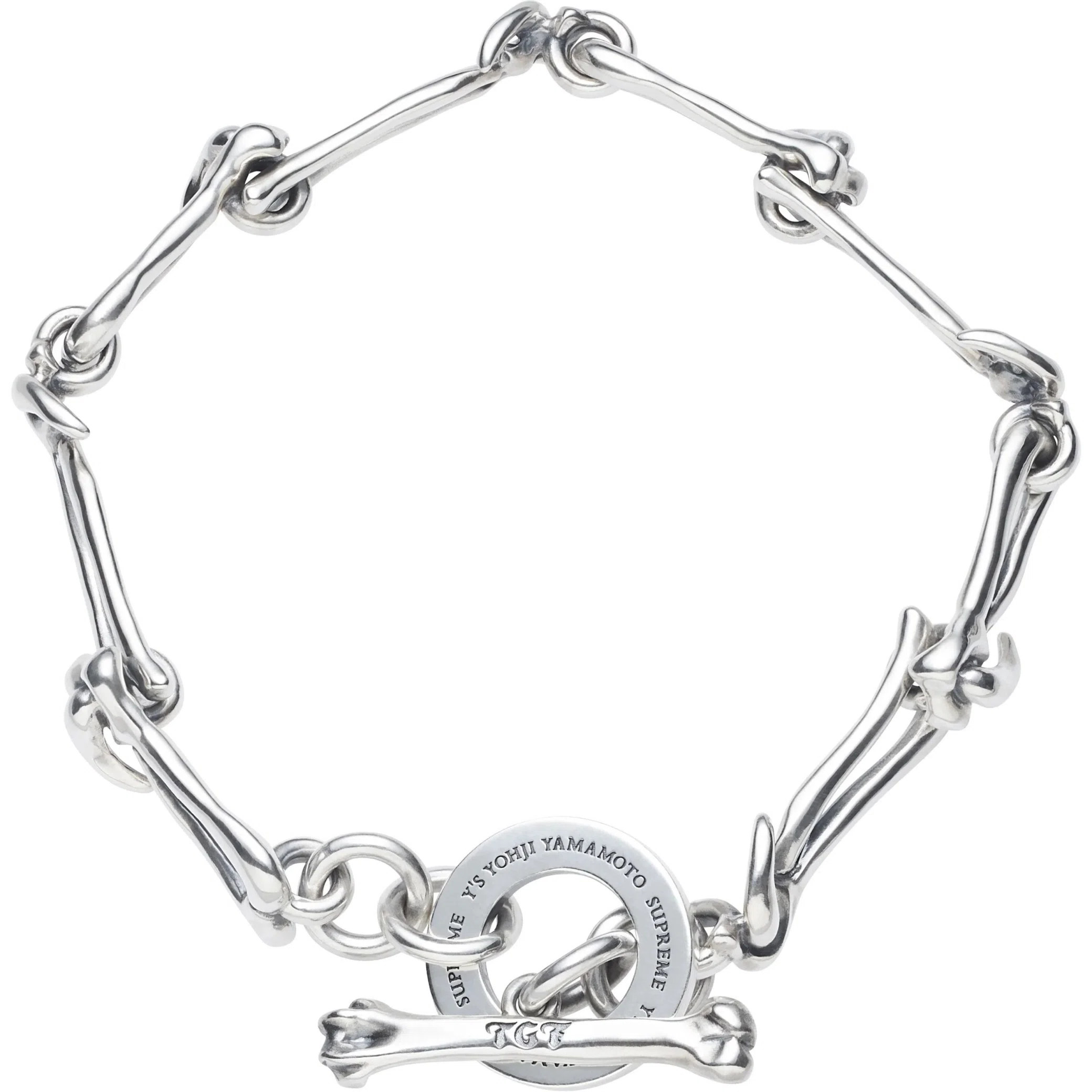 Украшения Supreme FW25 Y’s by Yohji Yamamoto Silver Bracelet "Silver" | Farsel