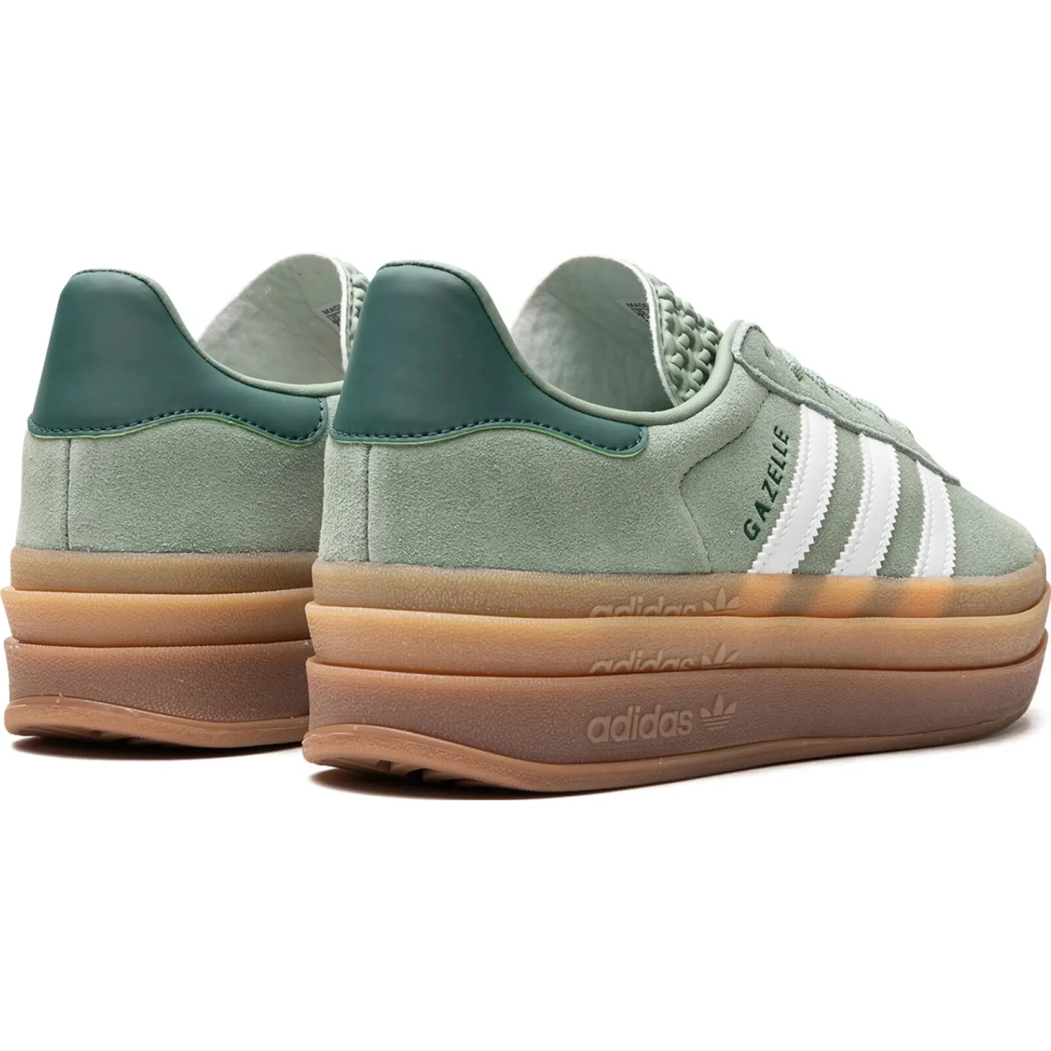 Кроссовки Adidas Gazelle Bold WMNS "Silver Green Gum" | Farsel