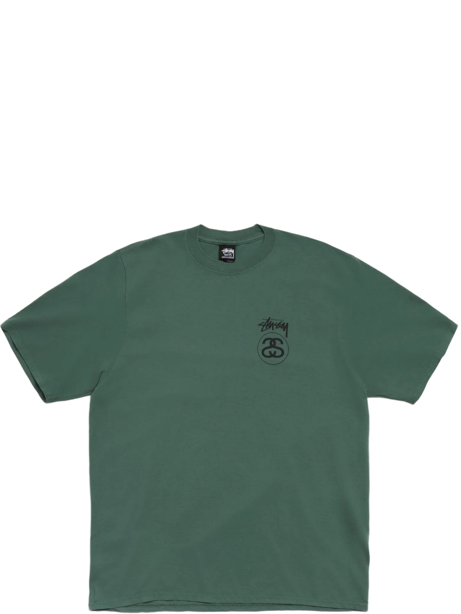 Футболки Stussy Stock Link Tee Pigment Dyed "Pine" | Farsel