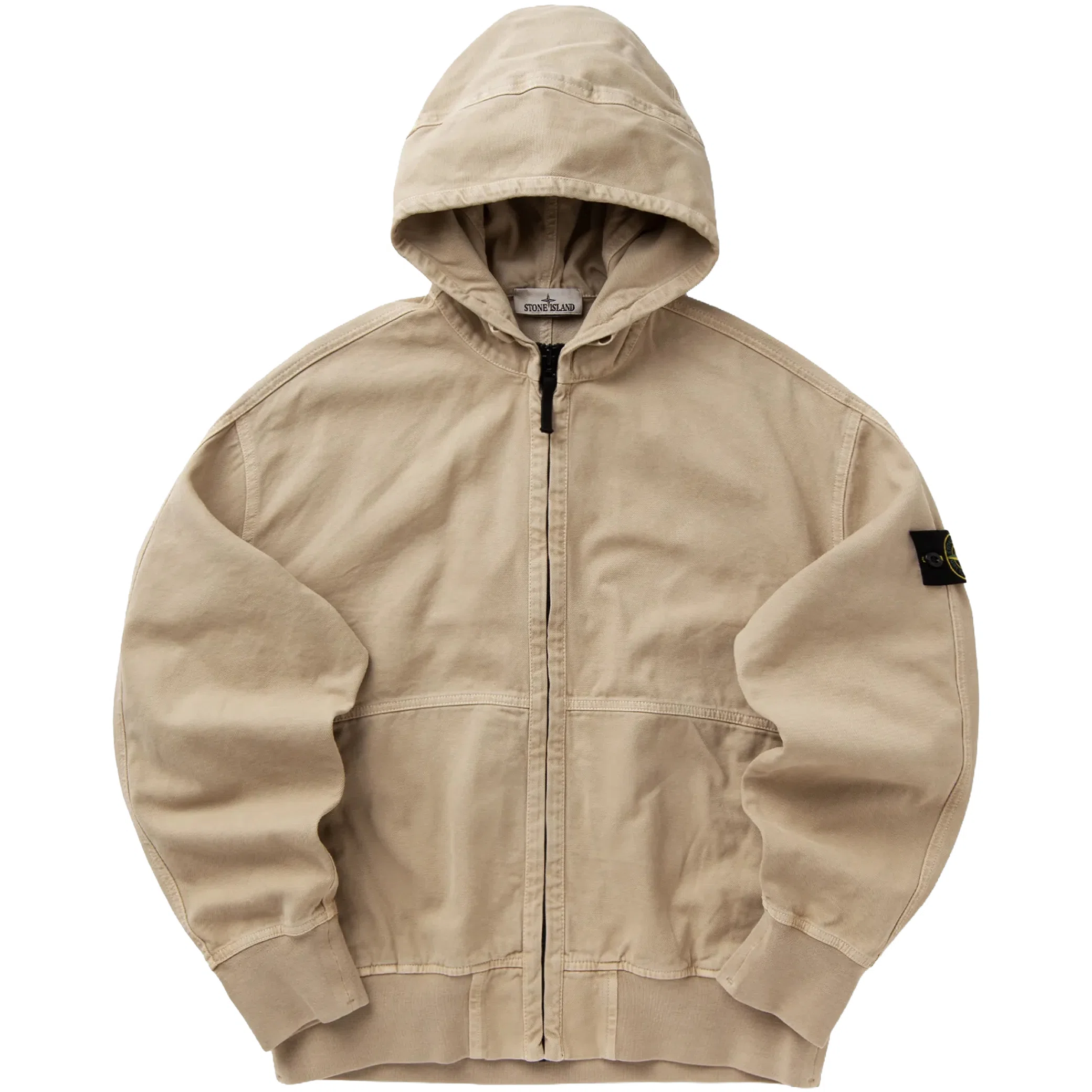 Худи Stone Island Panama Cotton Old Effect Hooded Jacket "Desert" | Farsel