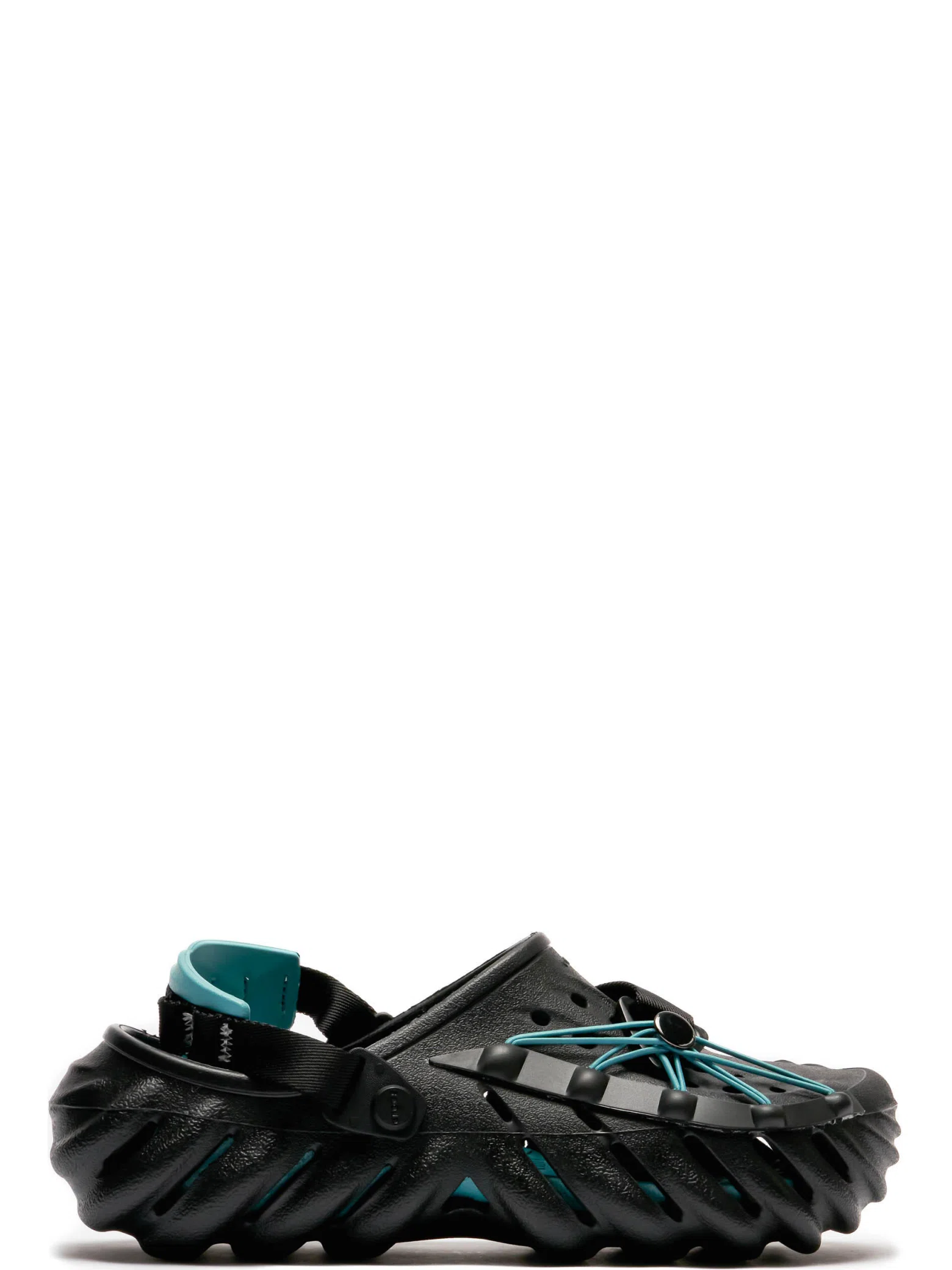 Сабо Crocs Echo Reflective Laces Clog "Black Teal" | Farsel