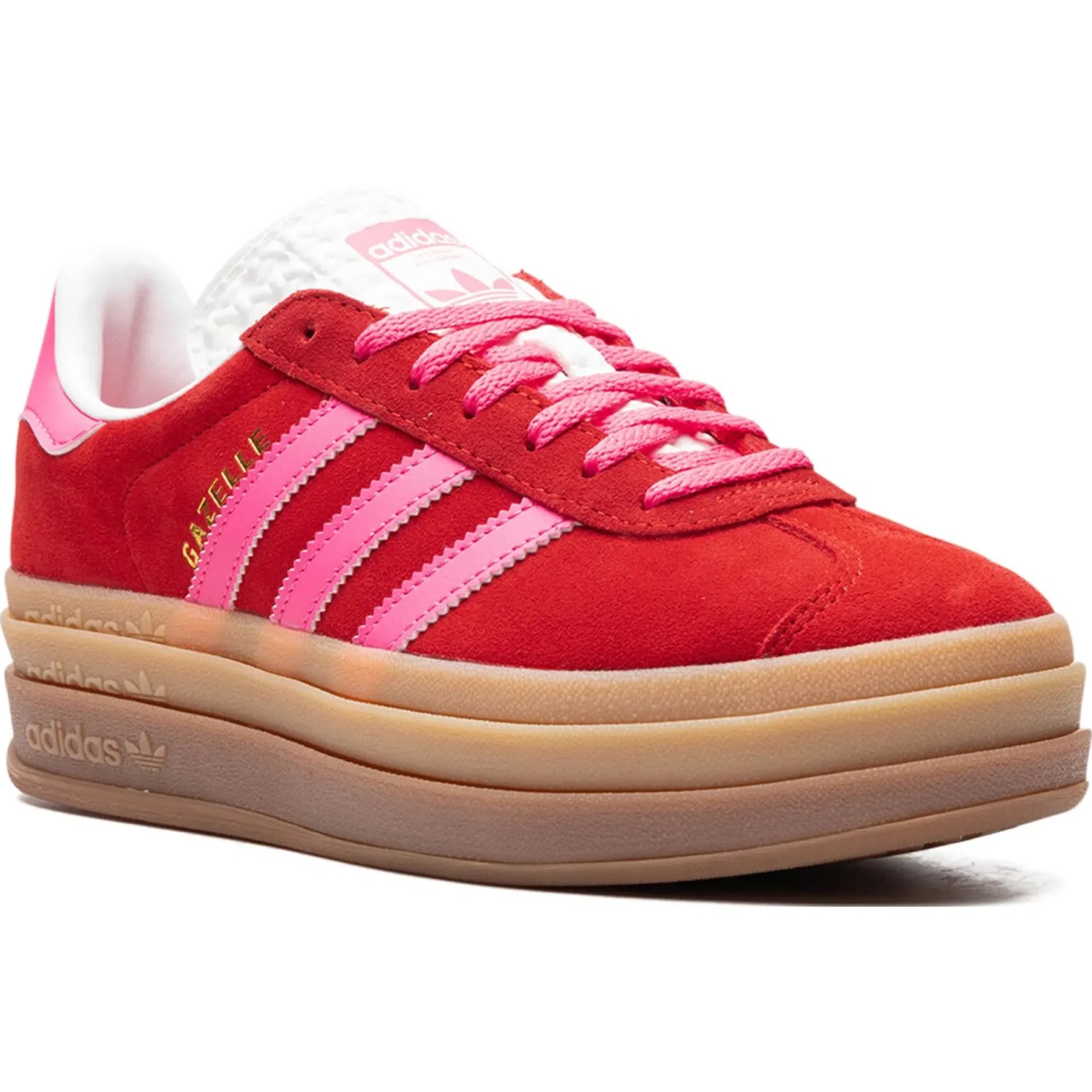 Кроссовки Adidas Gazelle Bold WMNS "Collegiate Red Lucid Pink" | Farsel