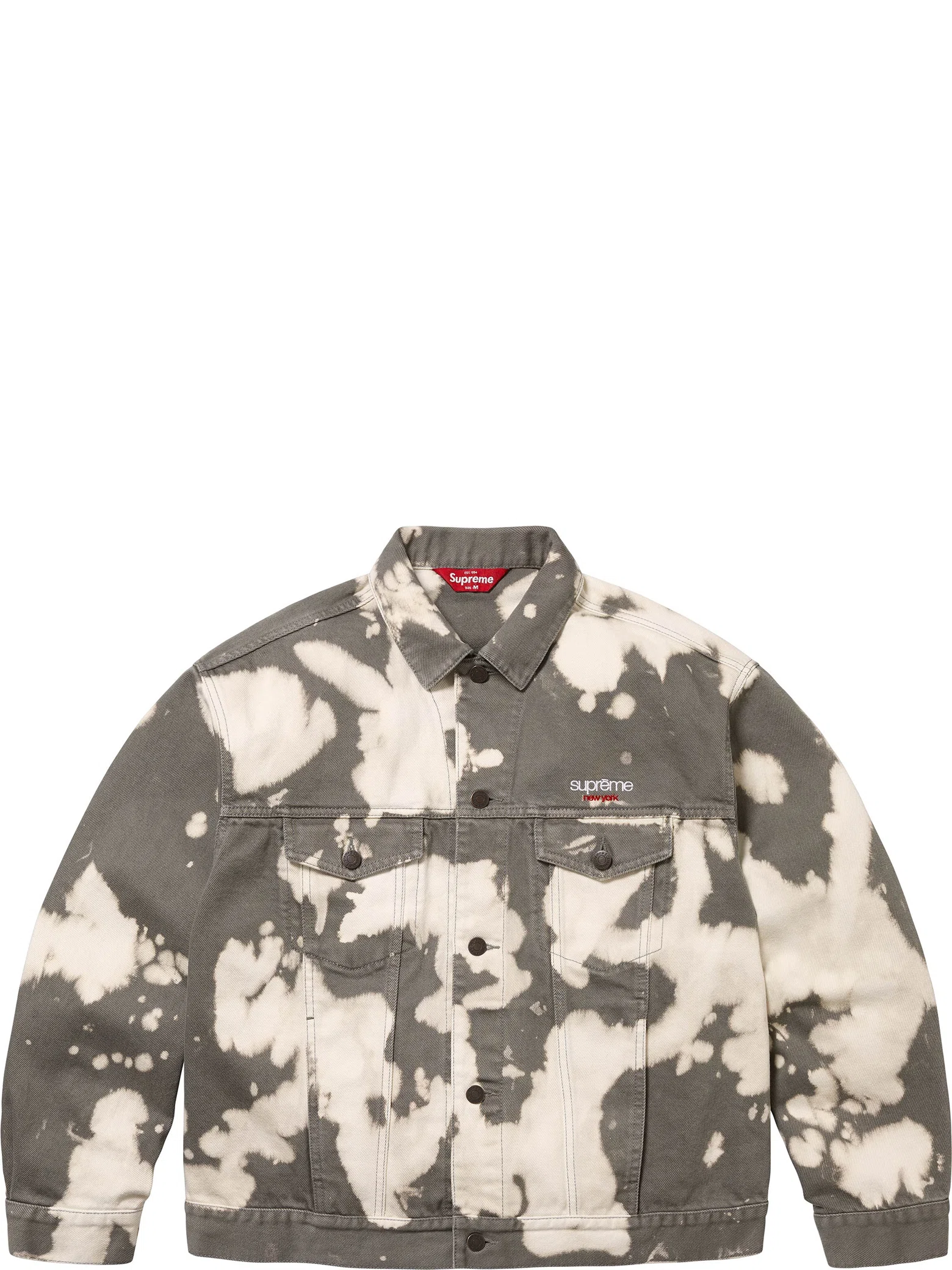 Куртки Supreme SS25 Denim Trucker Jacket "Bleached" | Farsel