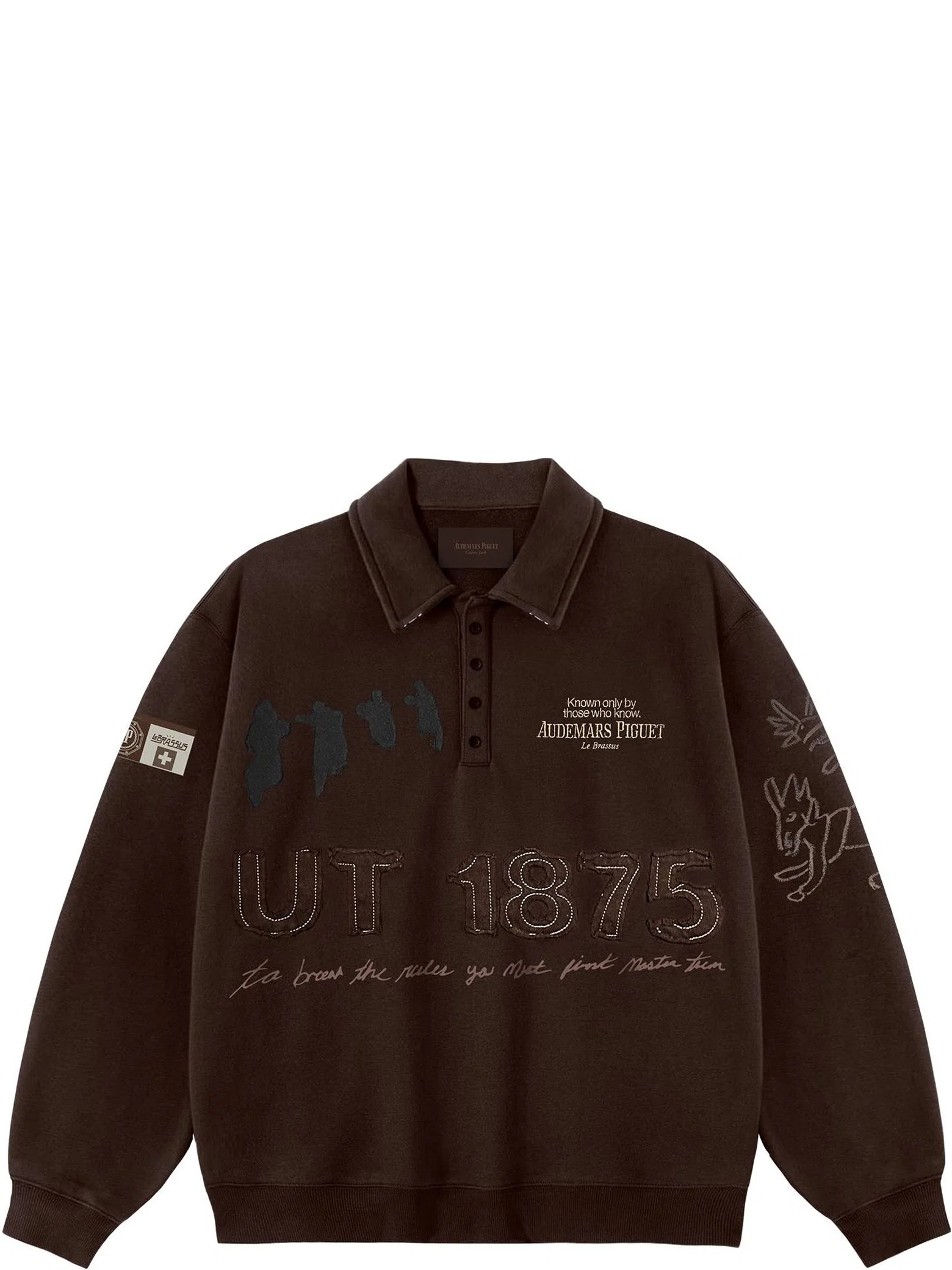 Свитшоты Travis Scott FW23 Audemars Piguet Rugby Sweater "Brown" | Farsel