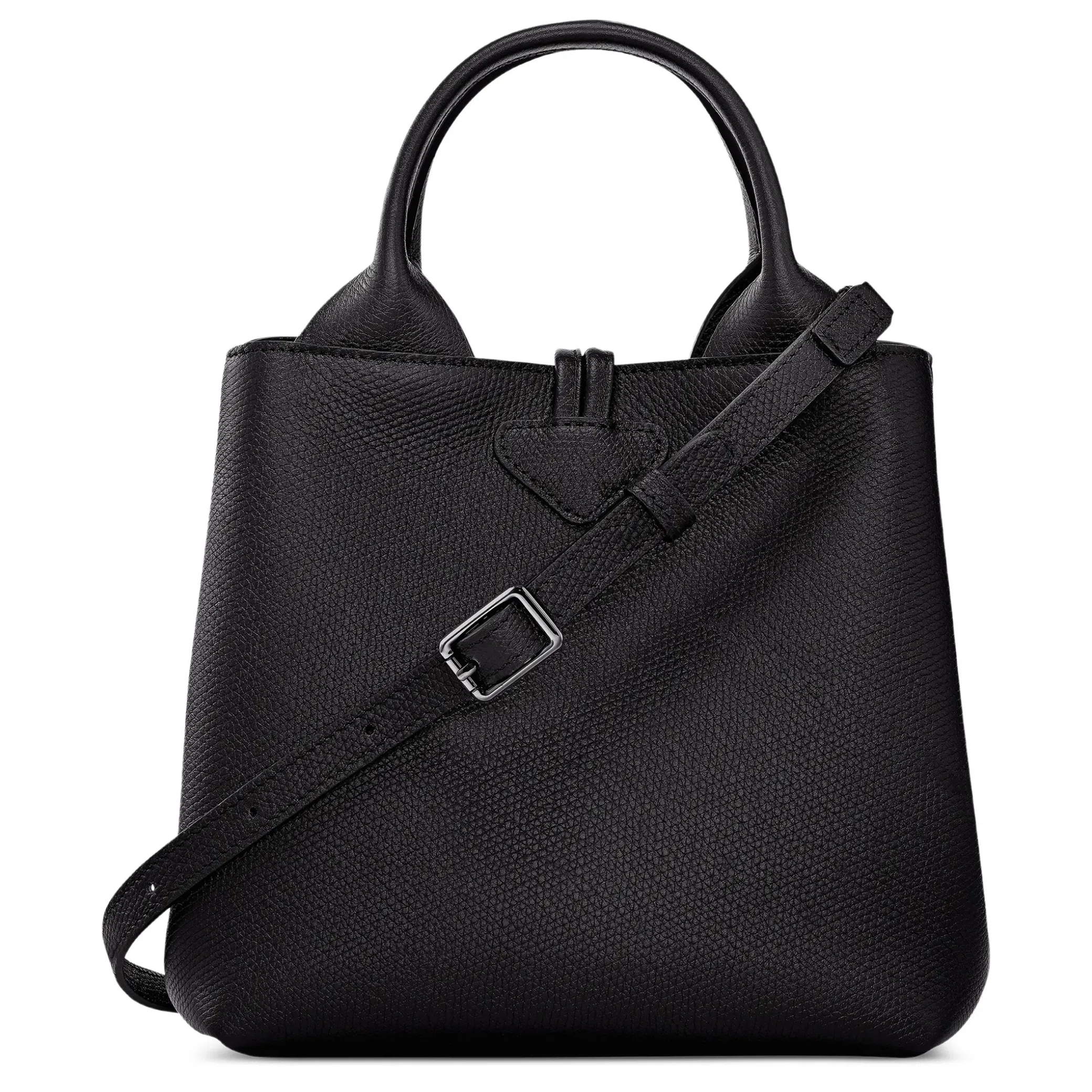 Сумки Longchamp Le Roseau S Handbag "Black" | Farsel