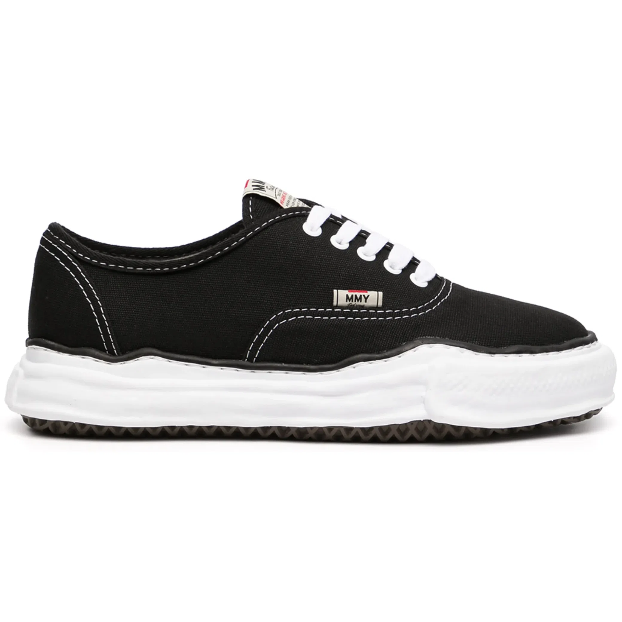 Кеды Maison MIHARA YASUHIRO Baker OG Sole Canvas Low "Black" | Farsel