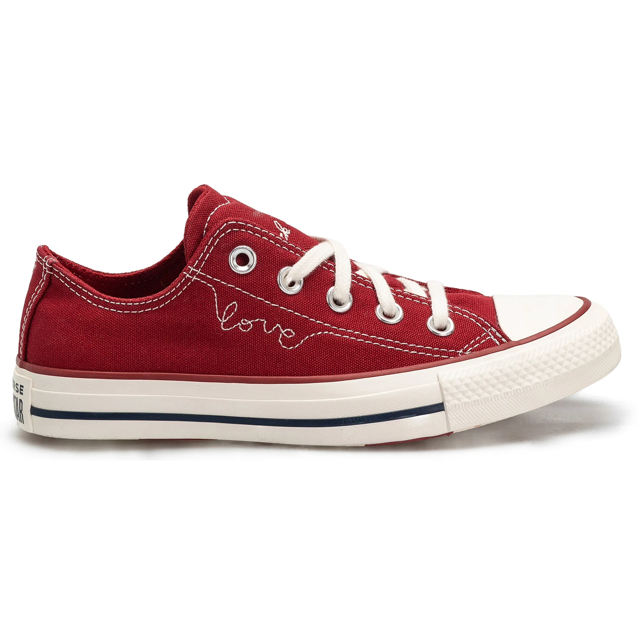 Кроссовки Converse Chucks In Love All Star Ox WMNS "Red" | Farsel