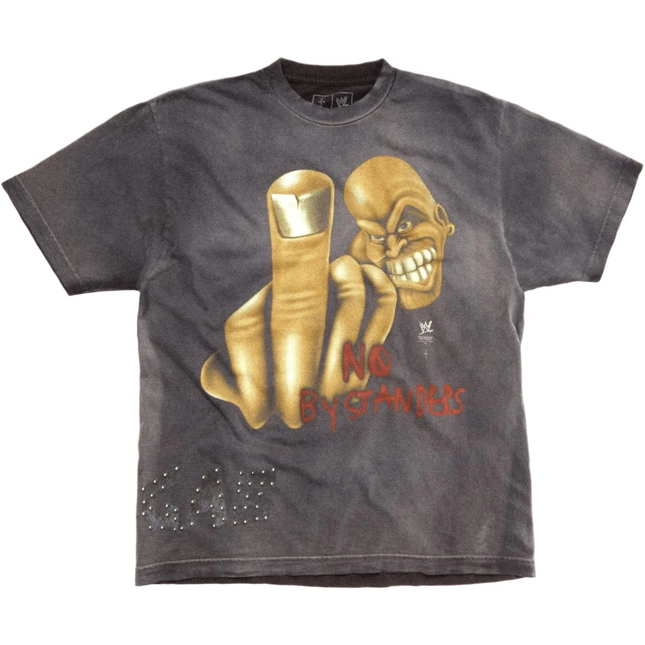 Футболки Travis Scott SS25 WWE No Bystanders T-Shirt Stone Cold Steve Austin "Black" | Farsel