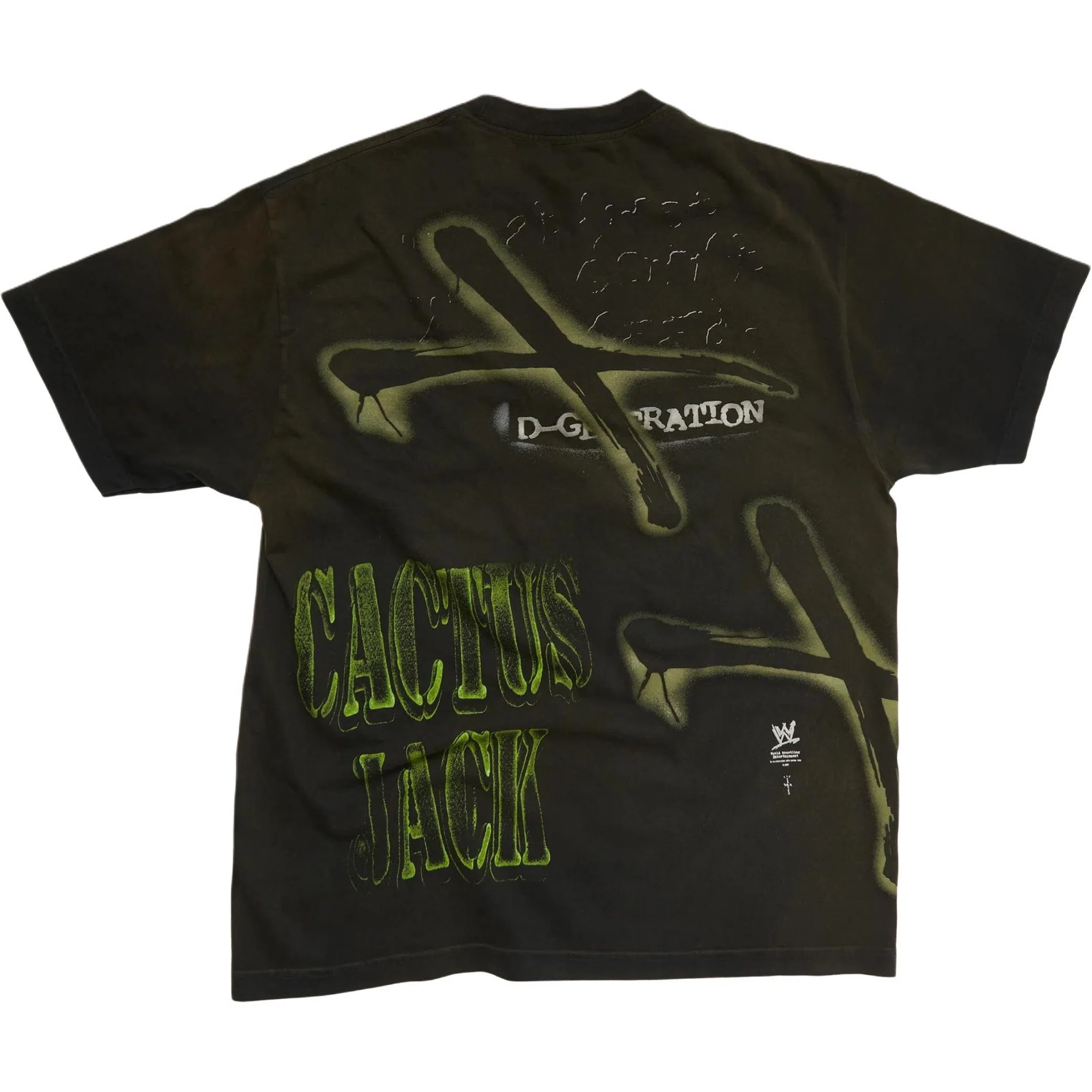  Travis Scott SS25 WWE Two Words T-Shirt DX "Black" | Farsel