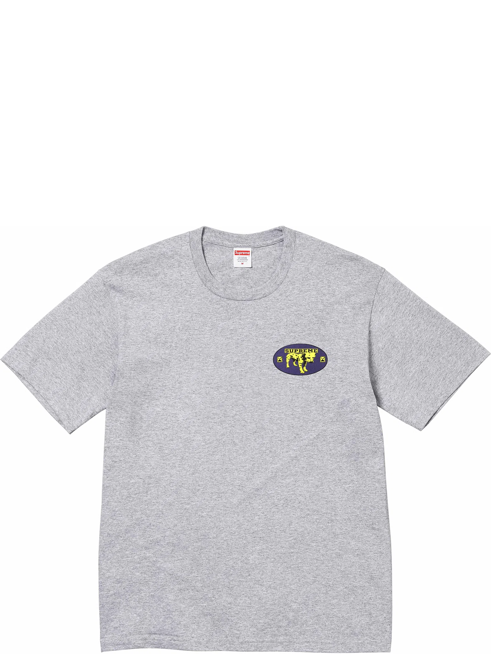 Футболки Supreme SS25 Dalmatian Tee "Heather Grey" | Farsel