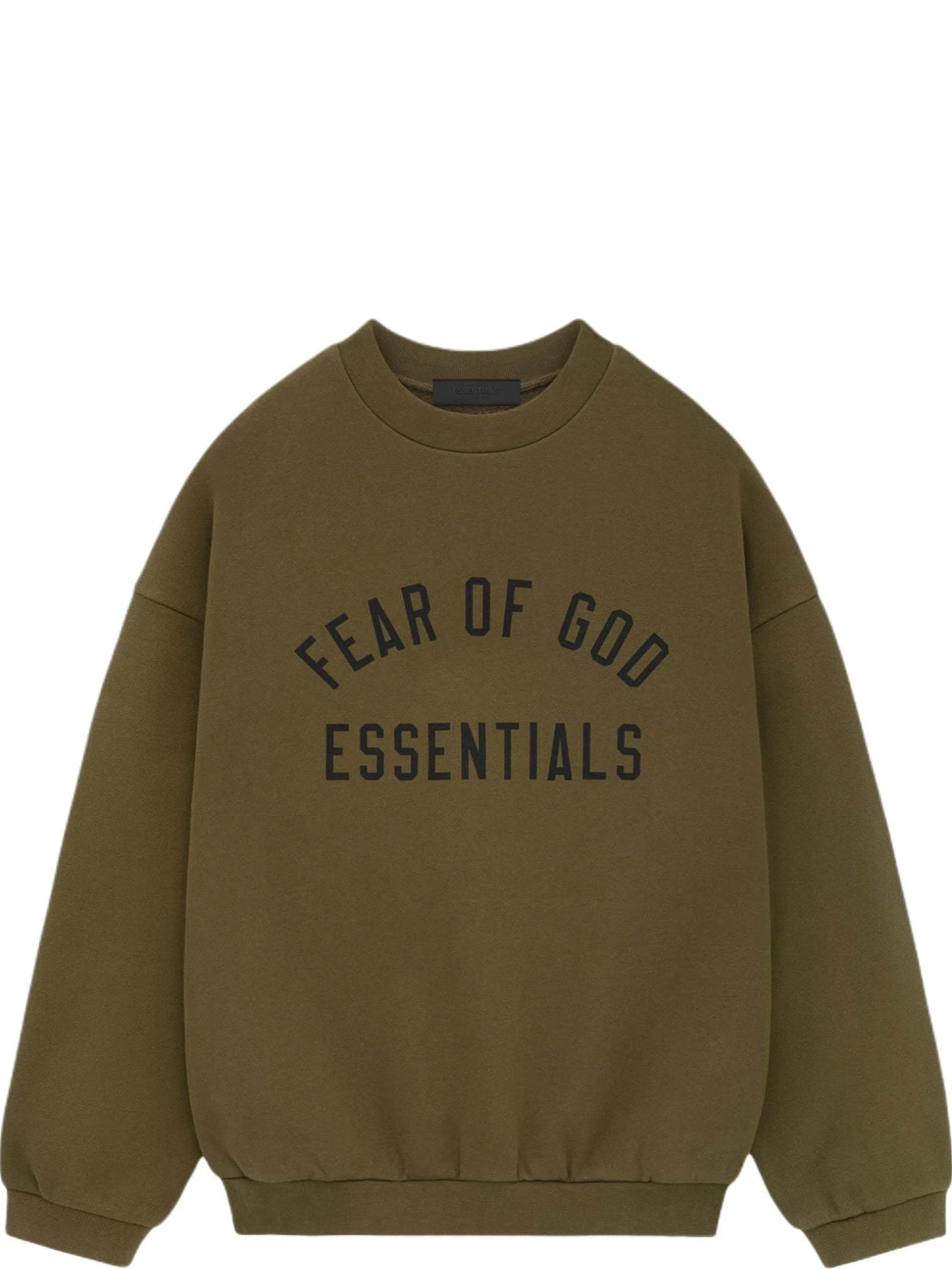 Свитшоты Fear of God FW24 Essentials Fleece Crewneck "Olive" | Farsel
