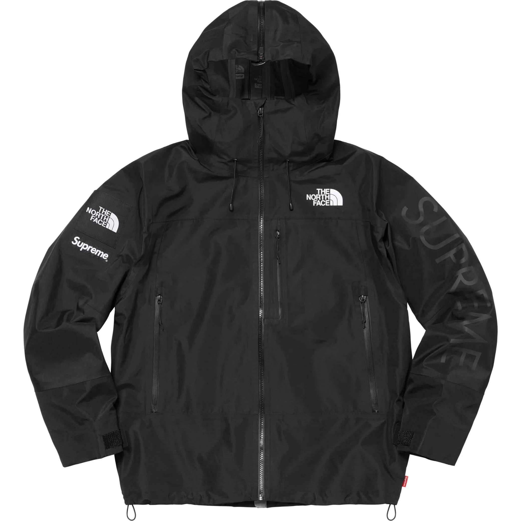  Supreme SS24 The North Face Split Taped Seam Shell Jacket "Black" | Farsel