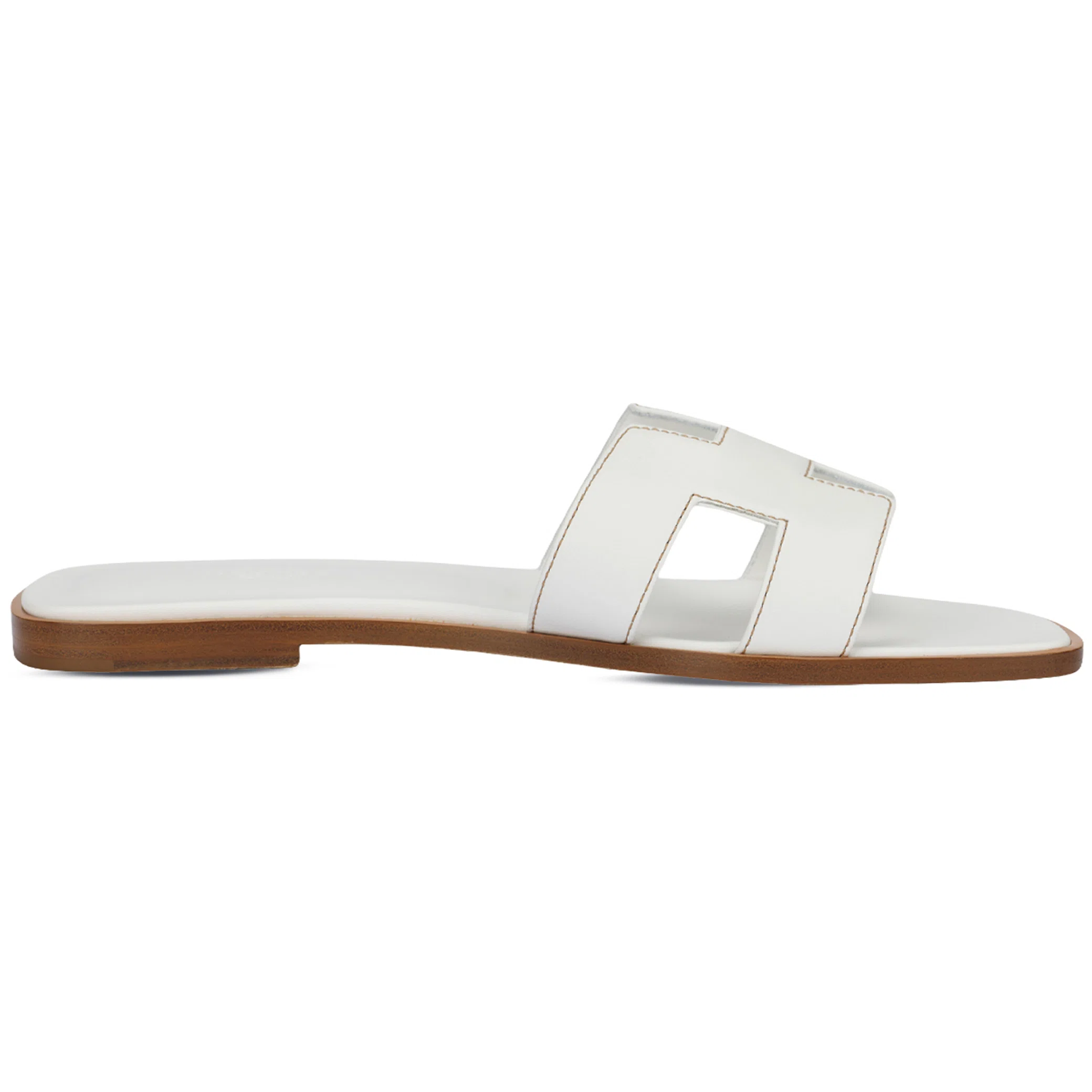 Сланцы Hermes Oran Sandal "White" | Farsel